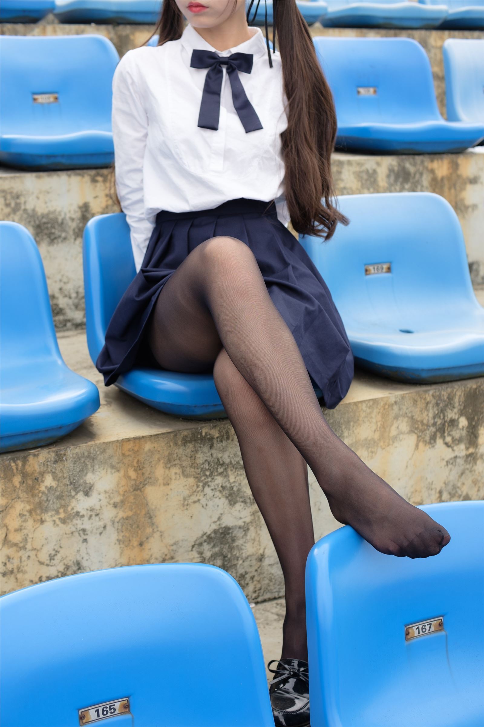 森萝财团写真 - [SSR-009] 户外黑丝学妹