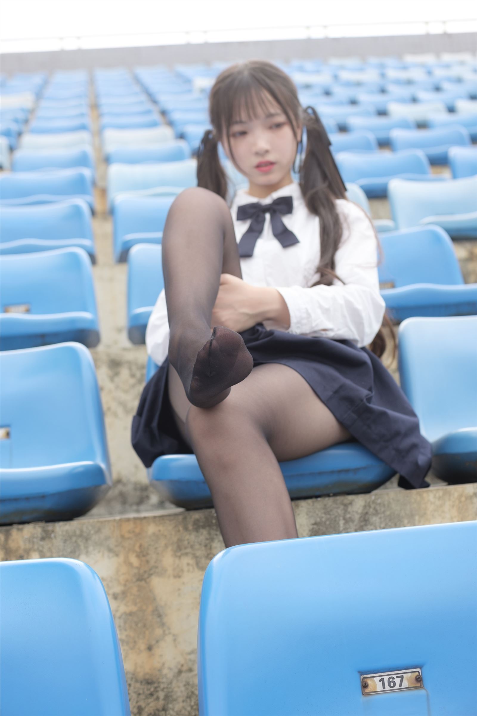 森萝财团写真 - [SSR-009] 户外黑丝学妹