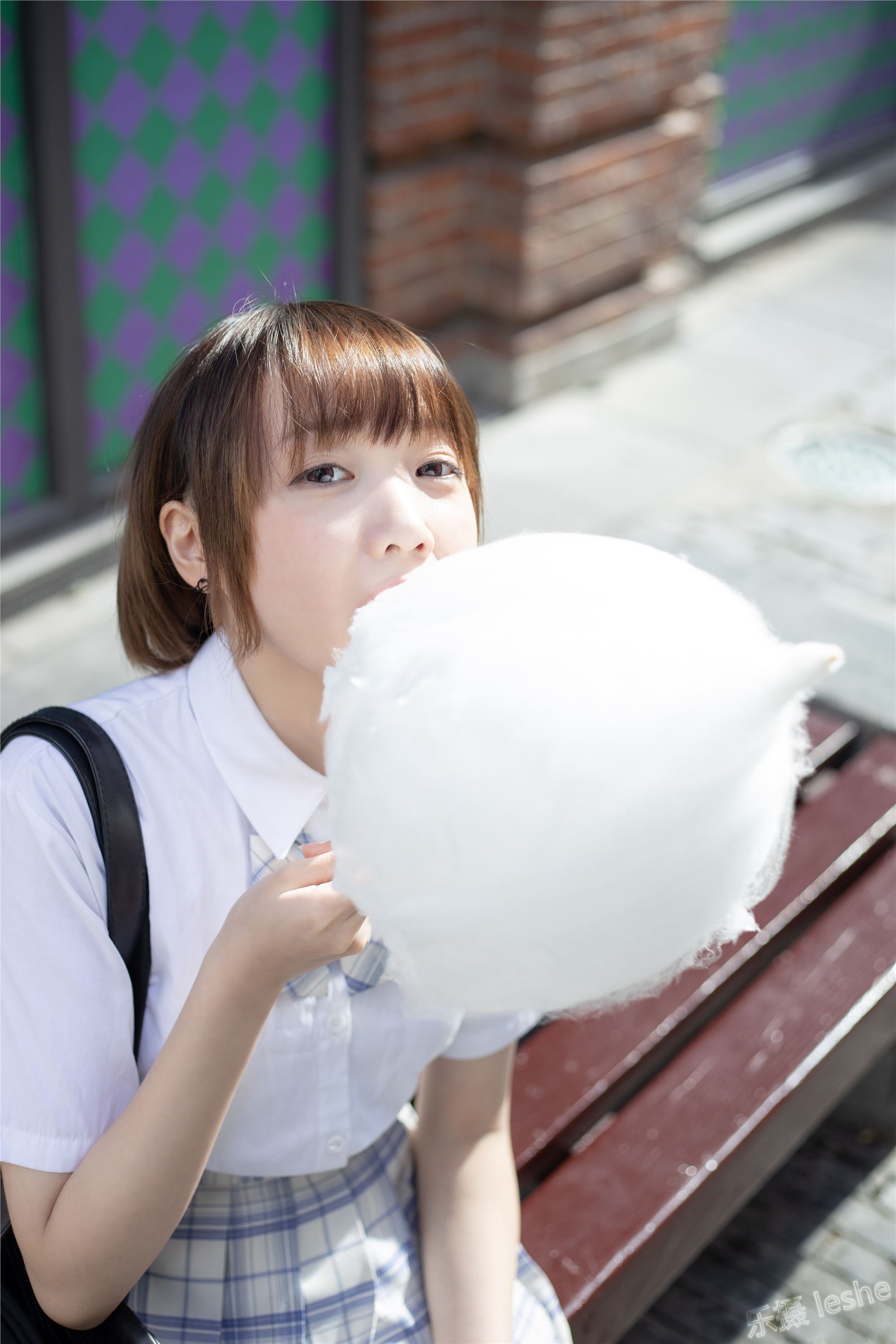 [森萝财团]萝莉丝足写真 SSR-011 棉花糖白丝少女