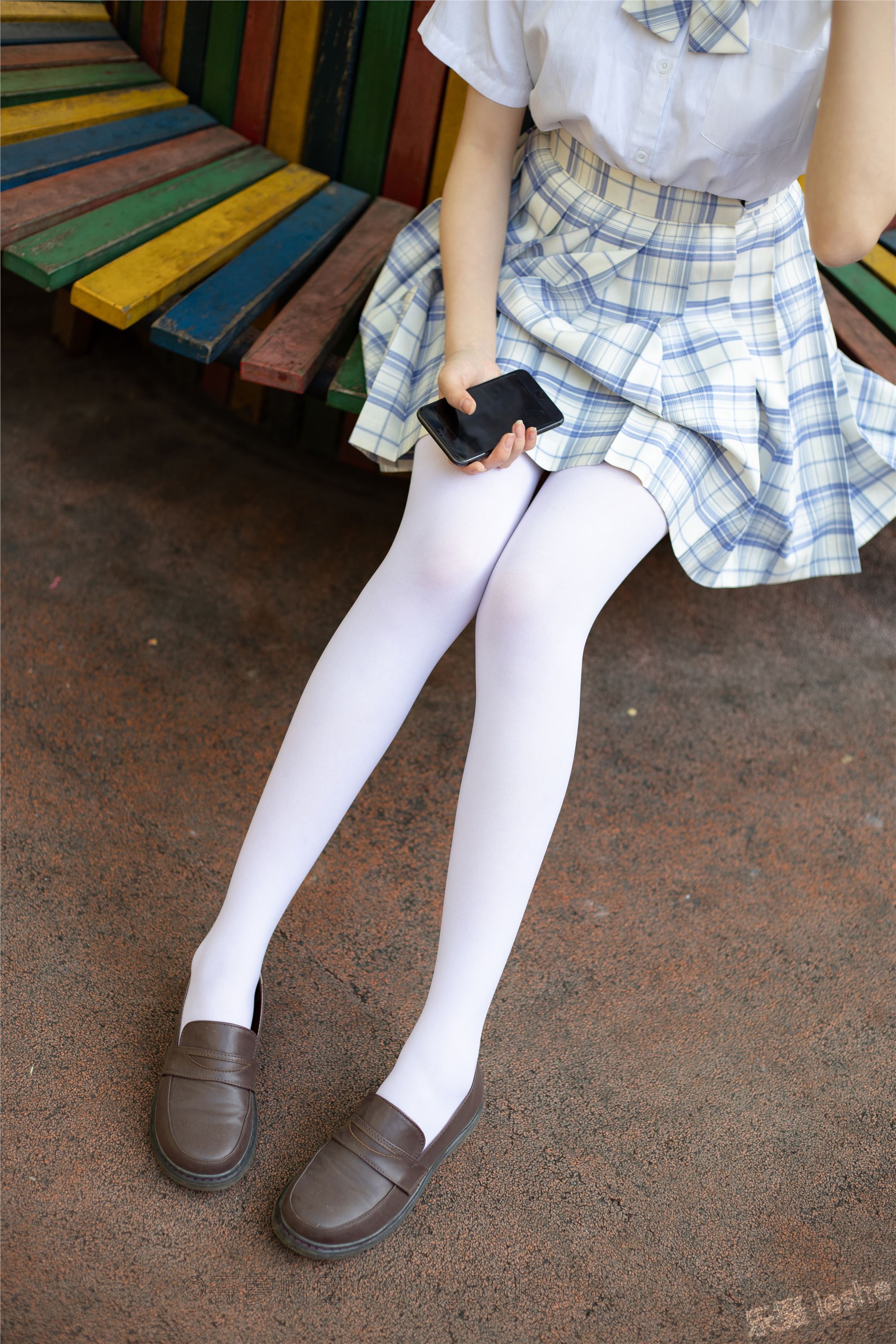 [森萝财团]萝莉丝足写真 SSR-011 棉花糖白丝少女