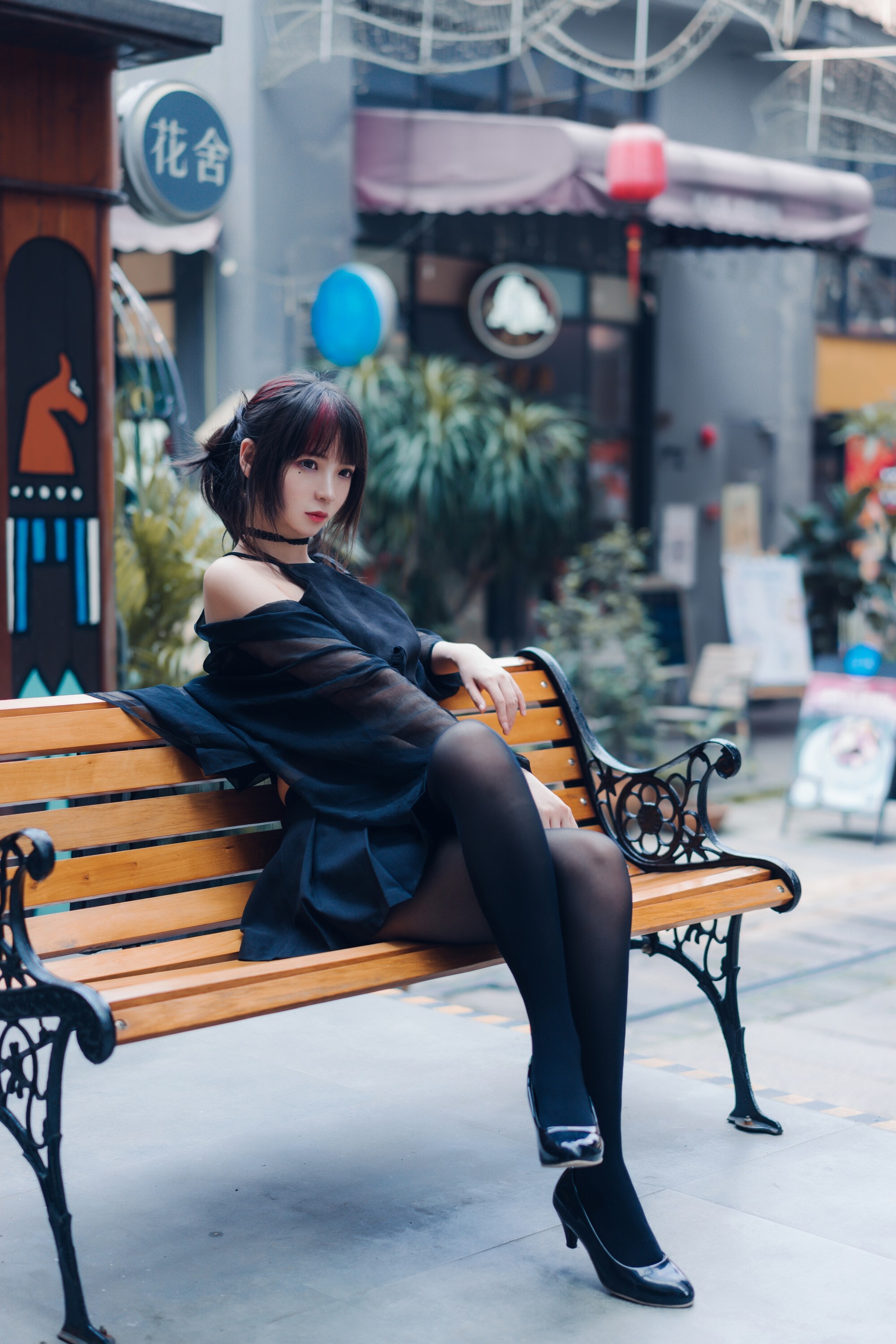 疯猫ss 黑丝复古薄纱