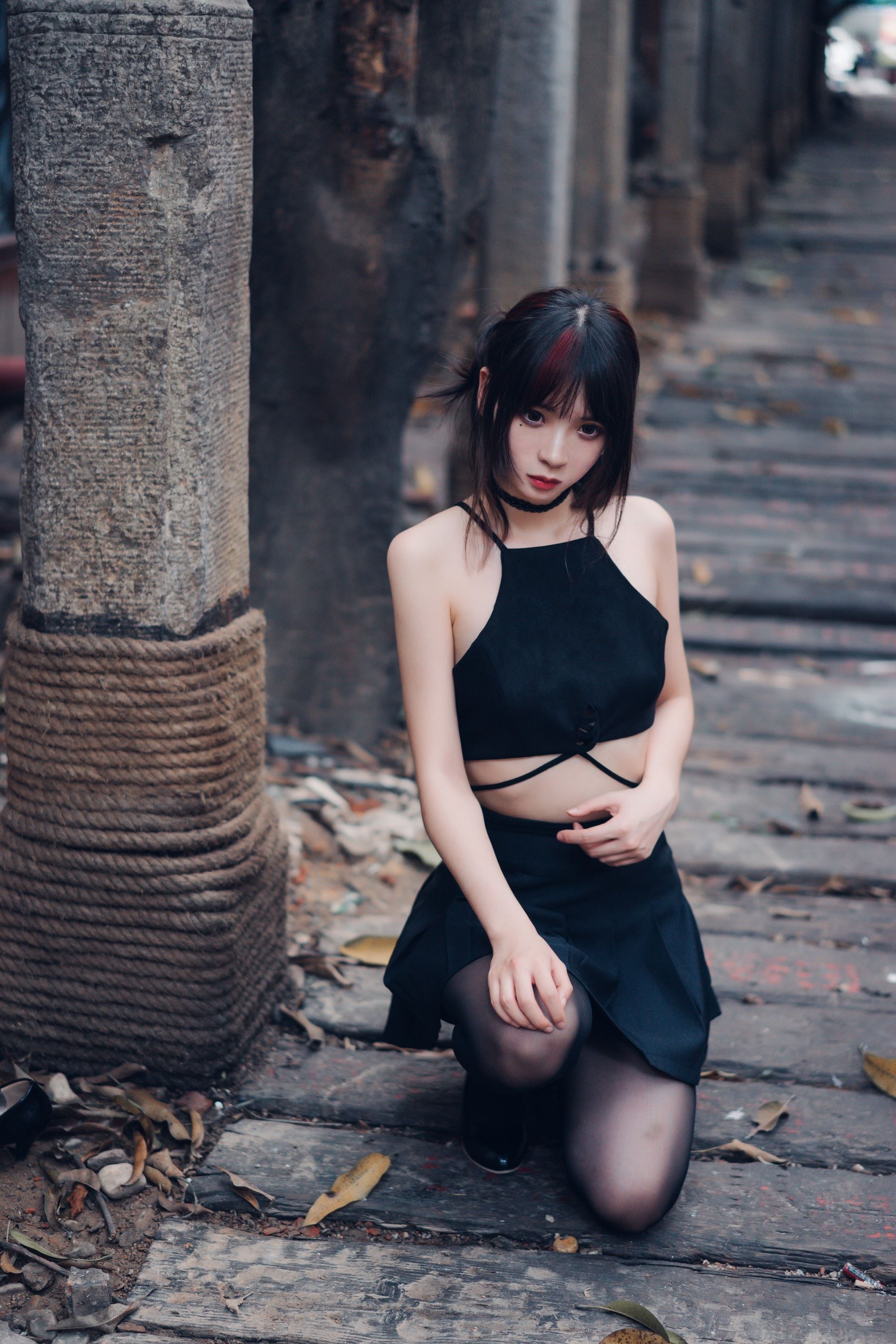 疯猫ss 黑丝复古薄纱