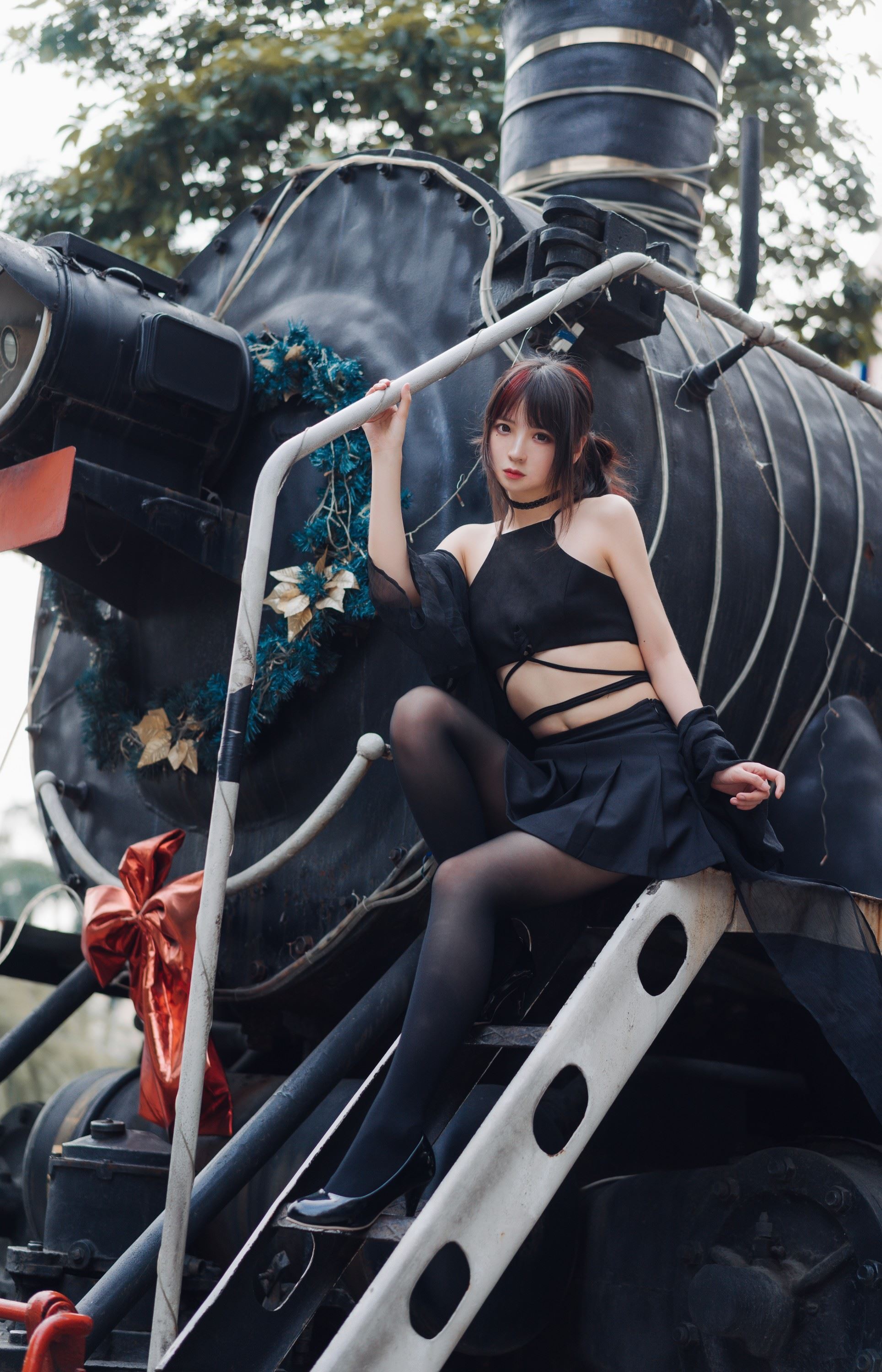 疯猫ss 黑丝复古薄纱