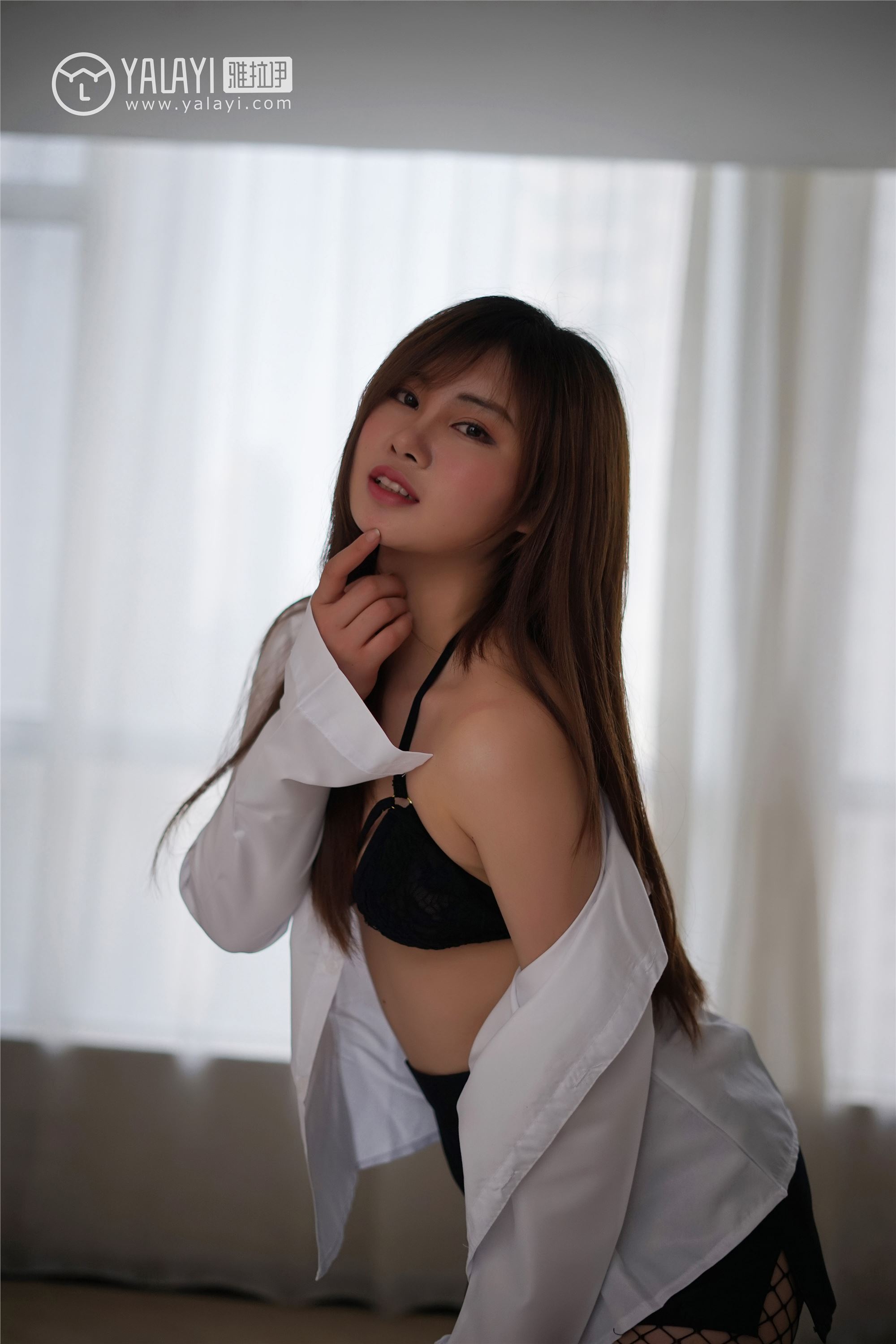 [YALAYI雅拉伊]2018.05.26 No.002 妮妮的黑丝诱惑 艾妮妮