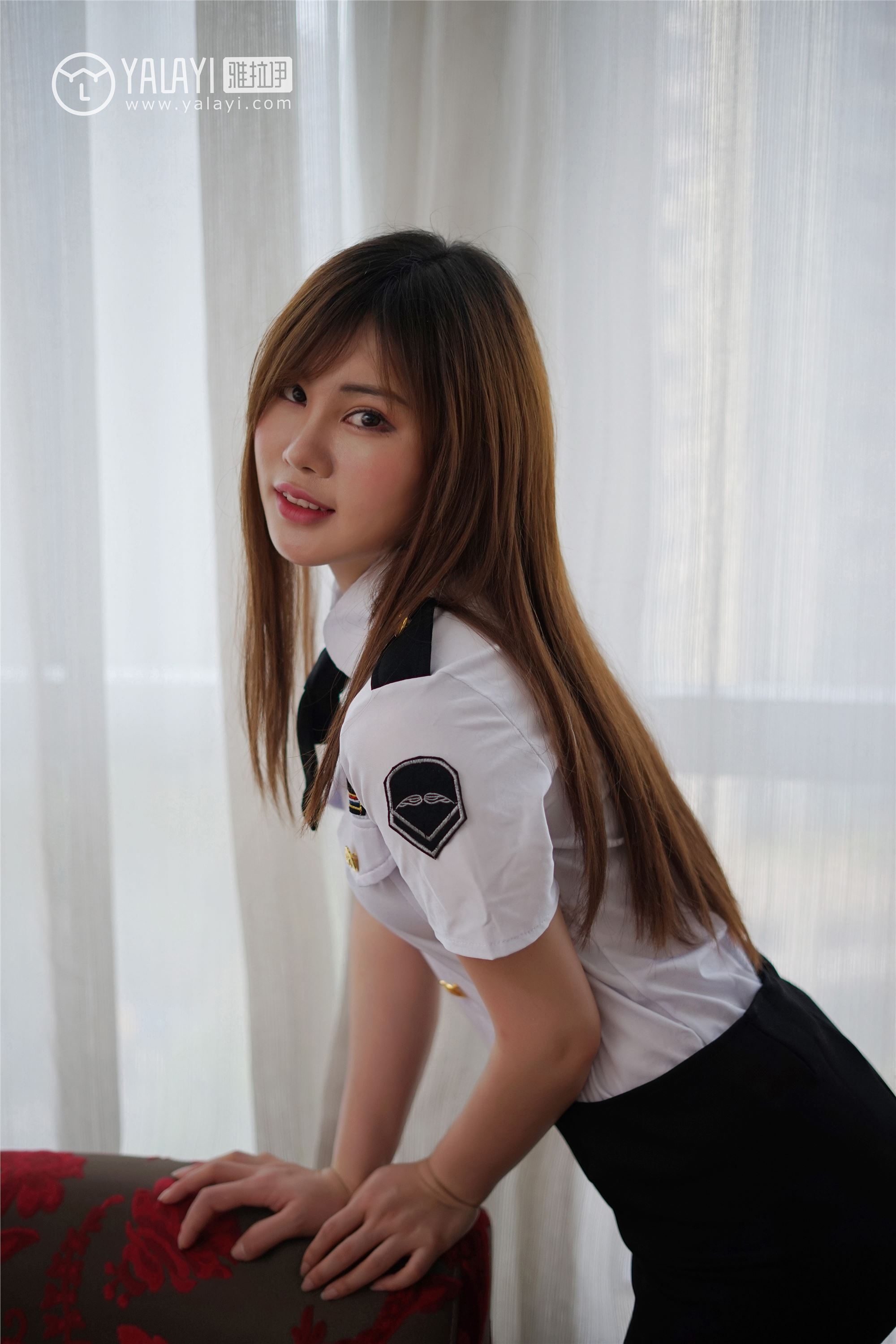 [YALAYI雅拉伊]2018.05.26 No.002 妮妮的黑丝诱惑 艾妮妮