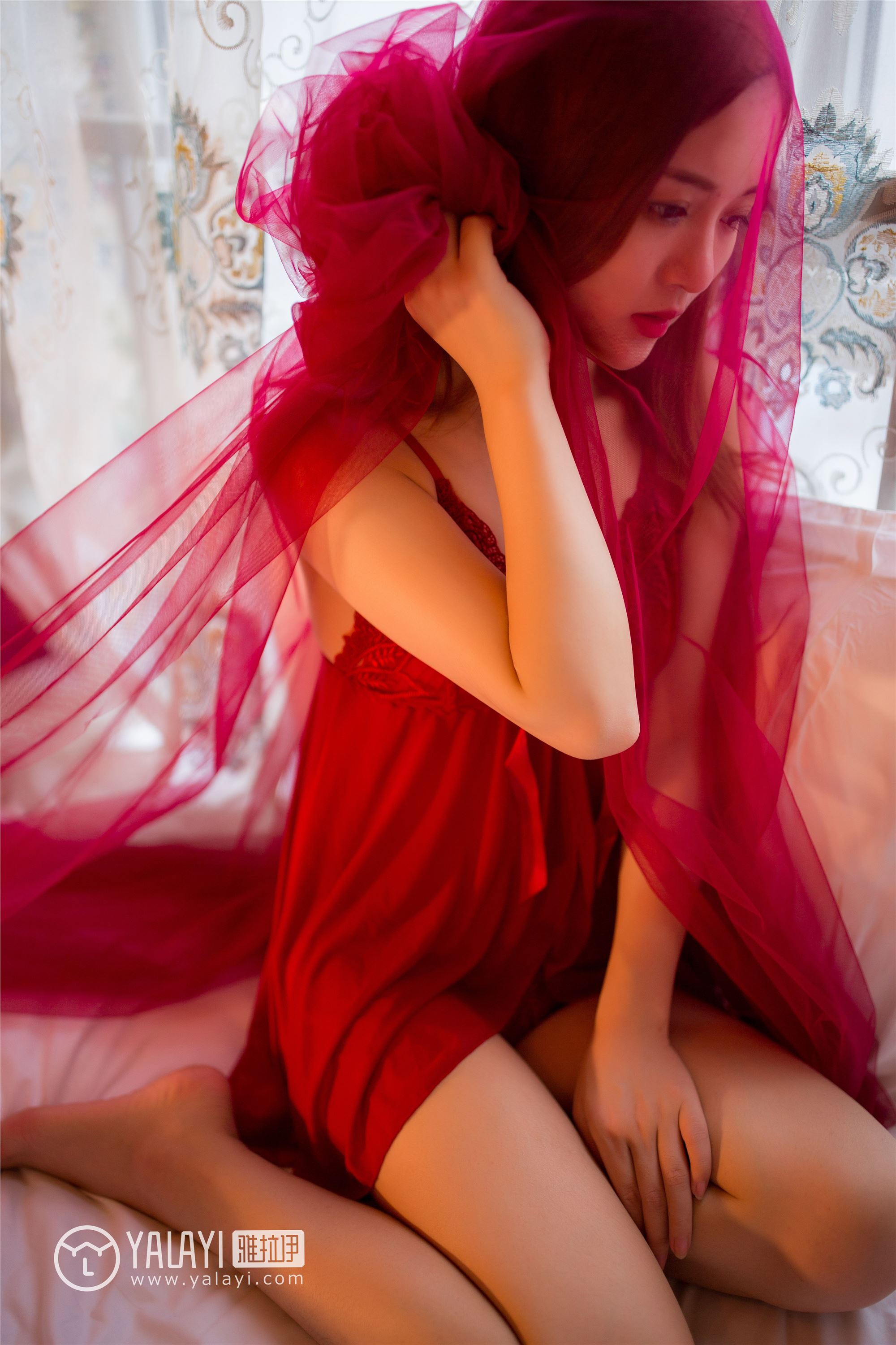 [YALAYI雅拉伊]2018.08.09 No.044 遗落红紗 赵欣怡