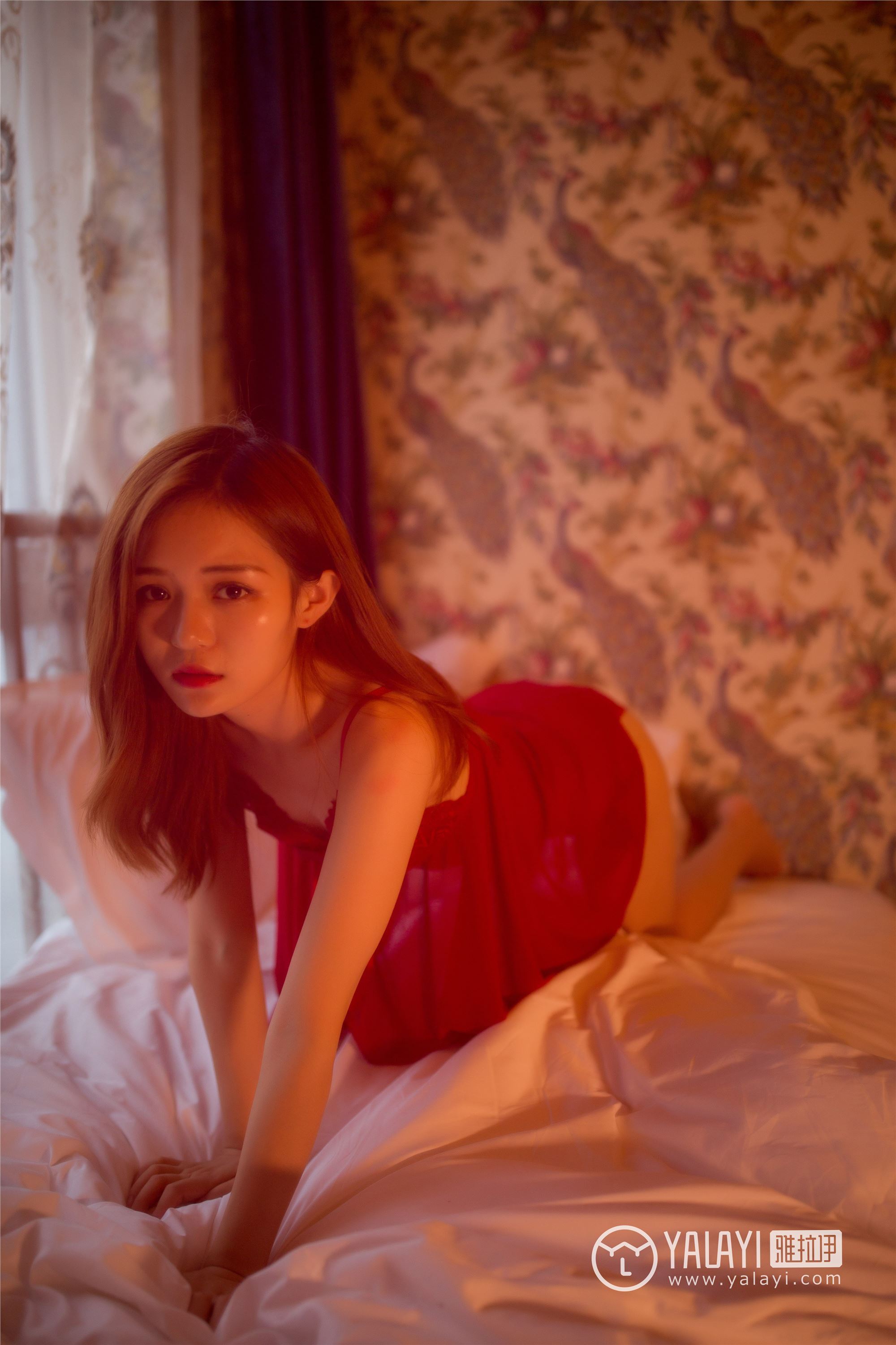 [YALAYI雅拉伊]2018.08.09 No.044 遗落红紗 赵欣怡