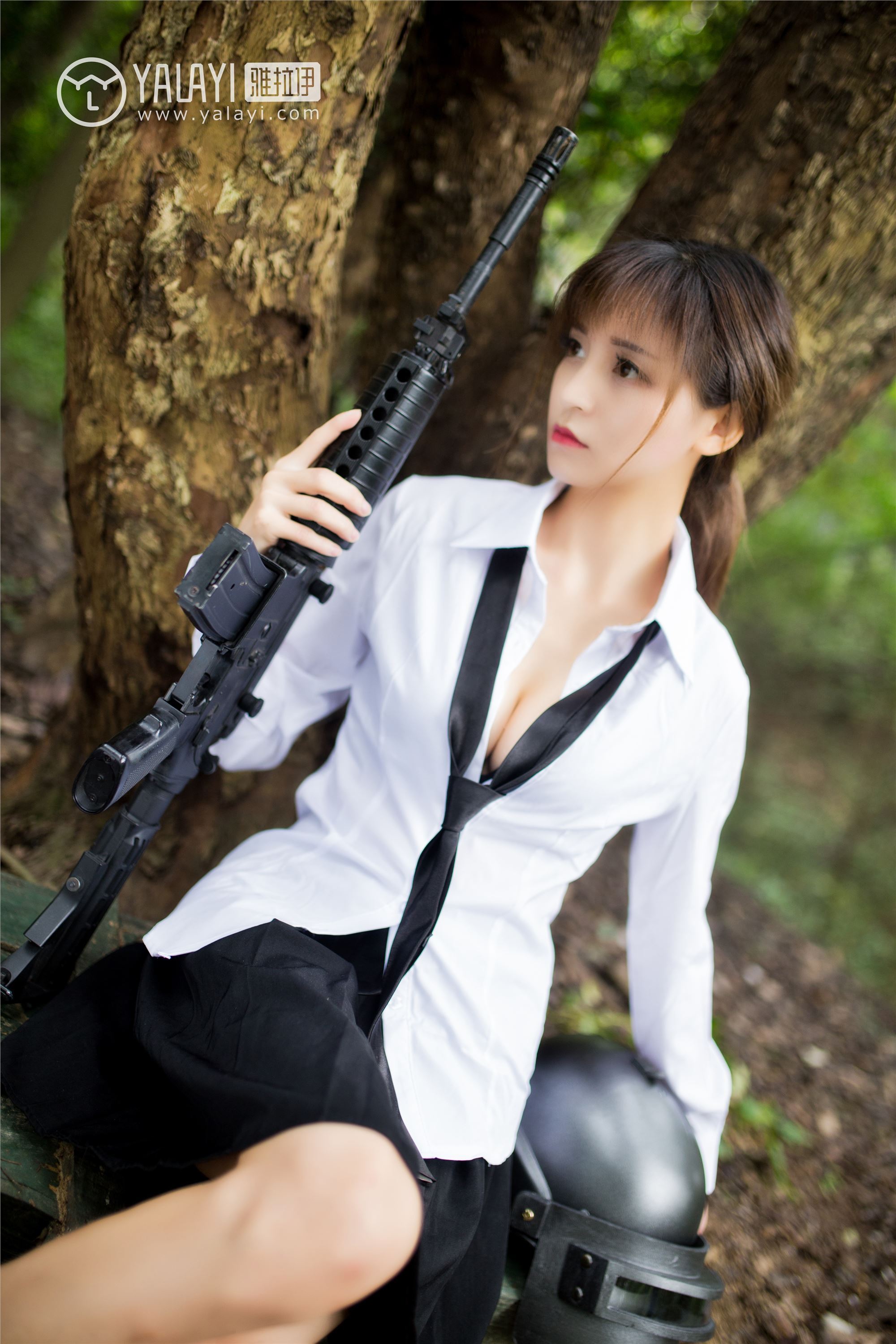 [YALAYI雅拉伊]2019.02.11 No.054 吃鸡少女 蘑菇