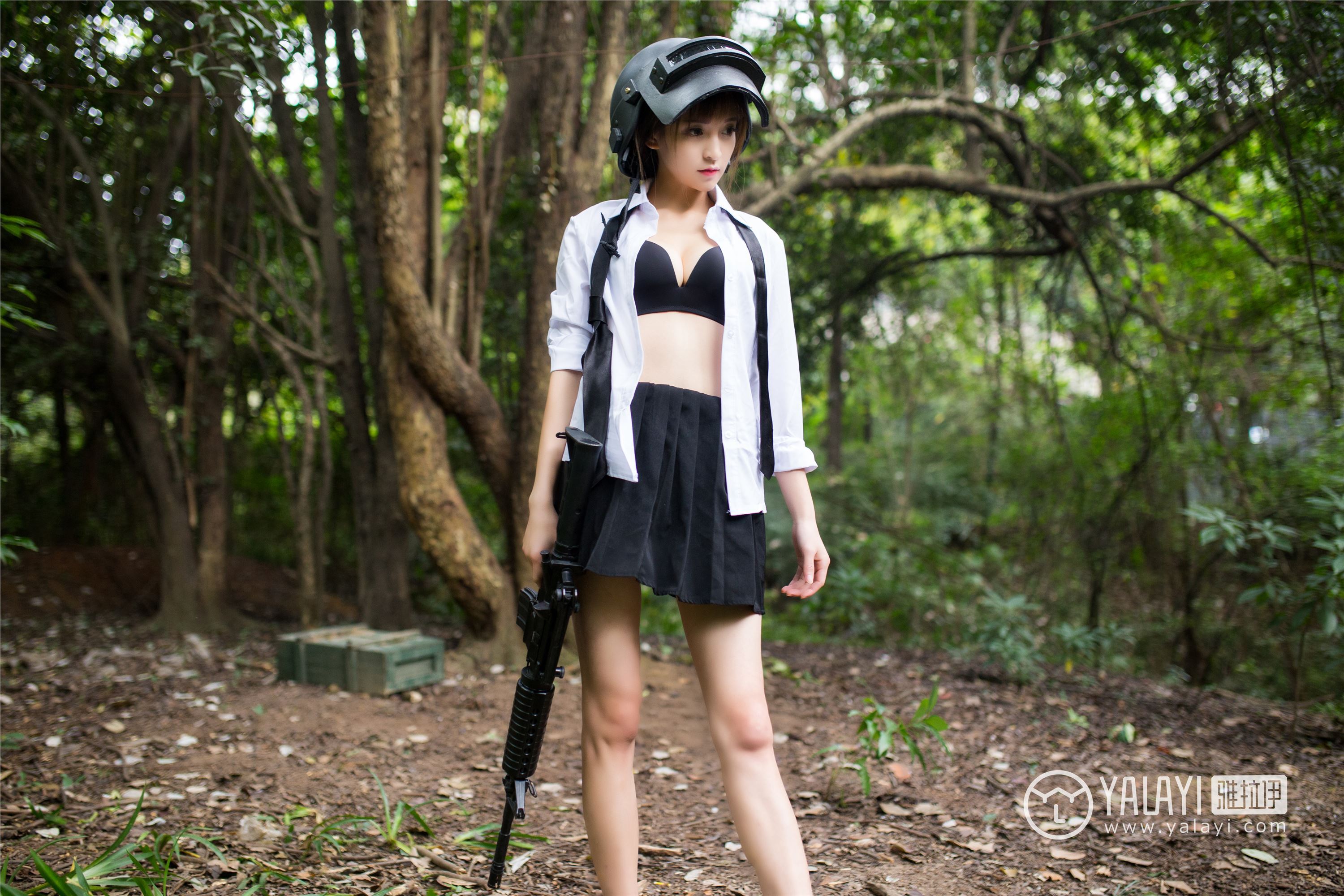 [YALAYI雅拉伊]2019.02.11 No.054 吃鸡少女 蘑菇