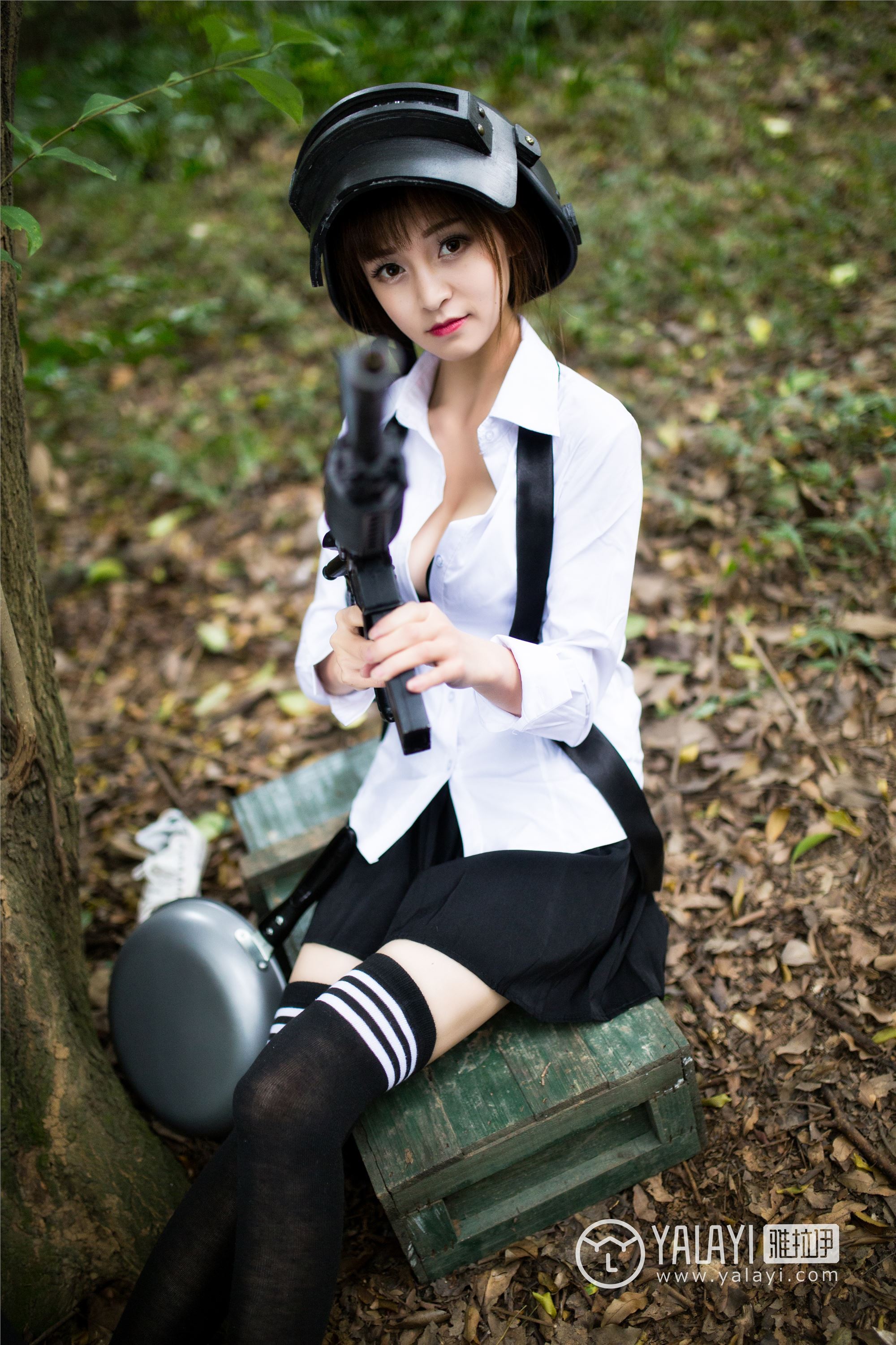 [YALAYI雅拉伊]2019.02.11 No.054 吃鸡少女 蘑菇