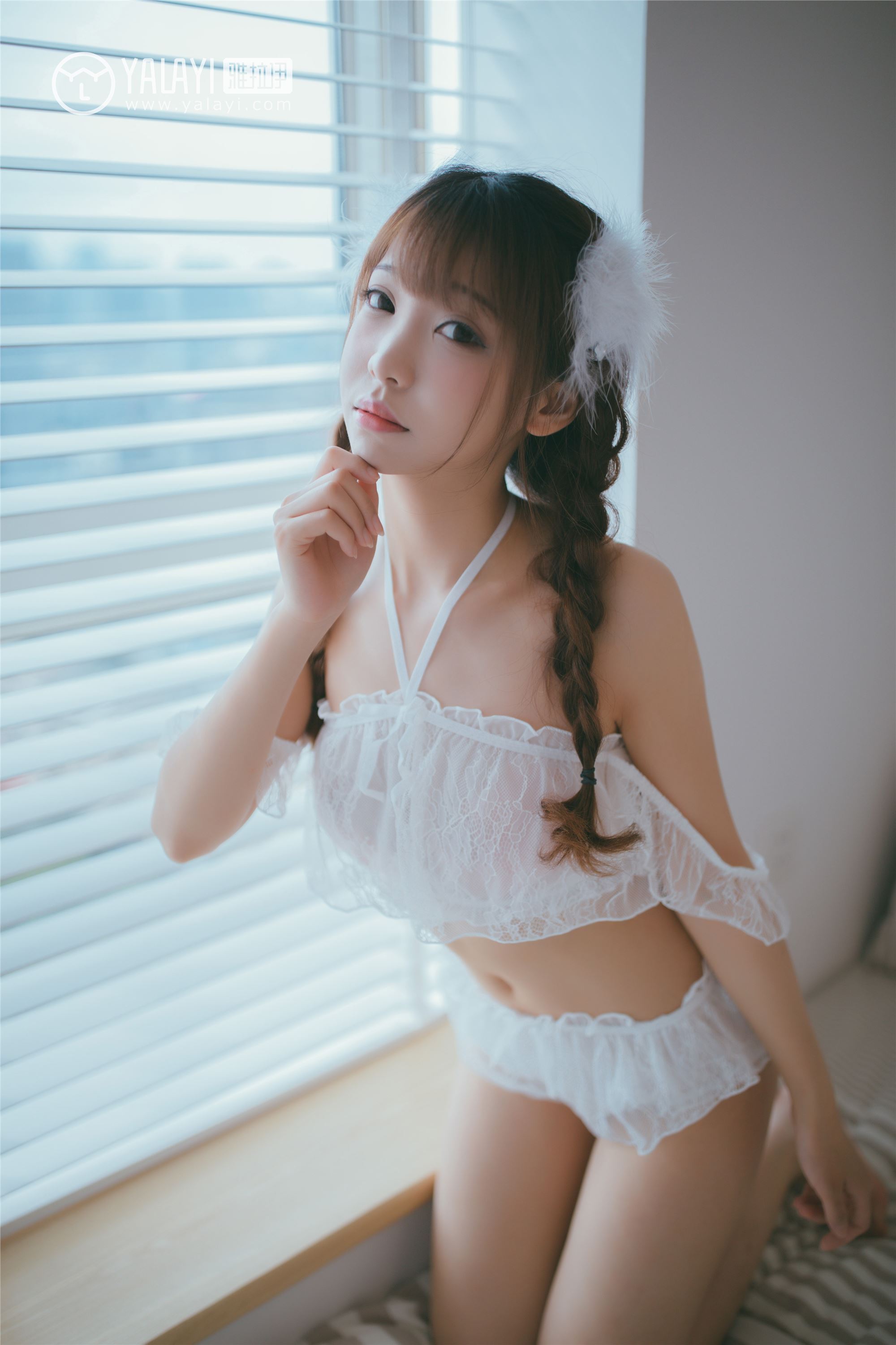[YALAYI雅拉伊]2019.03.20 No.061 白色桔梗花 水花儿