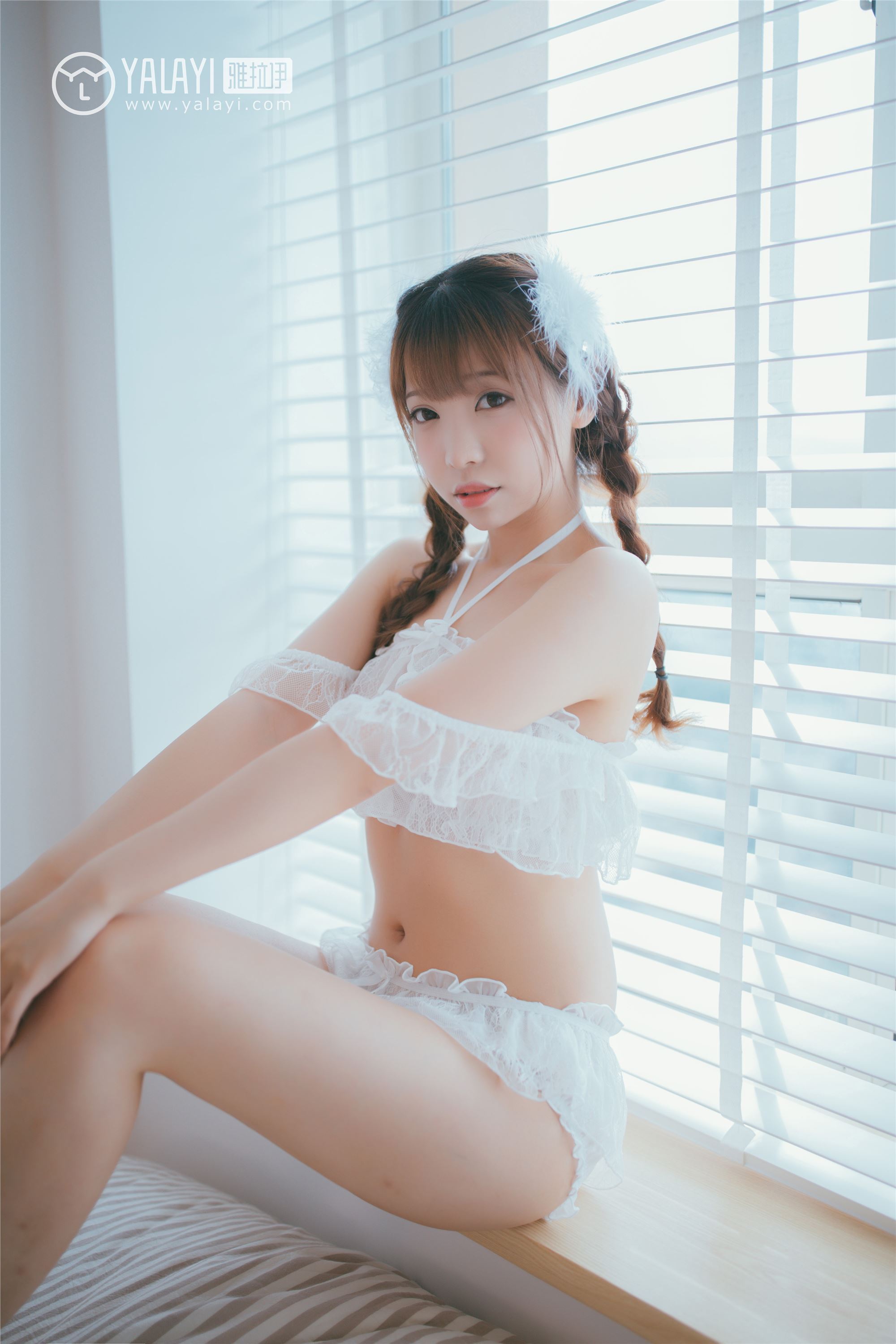 [YALAYI雅拉伊]2019.03.20 No.061 白色桔梗花 水花儿