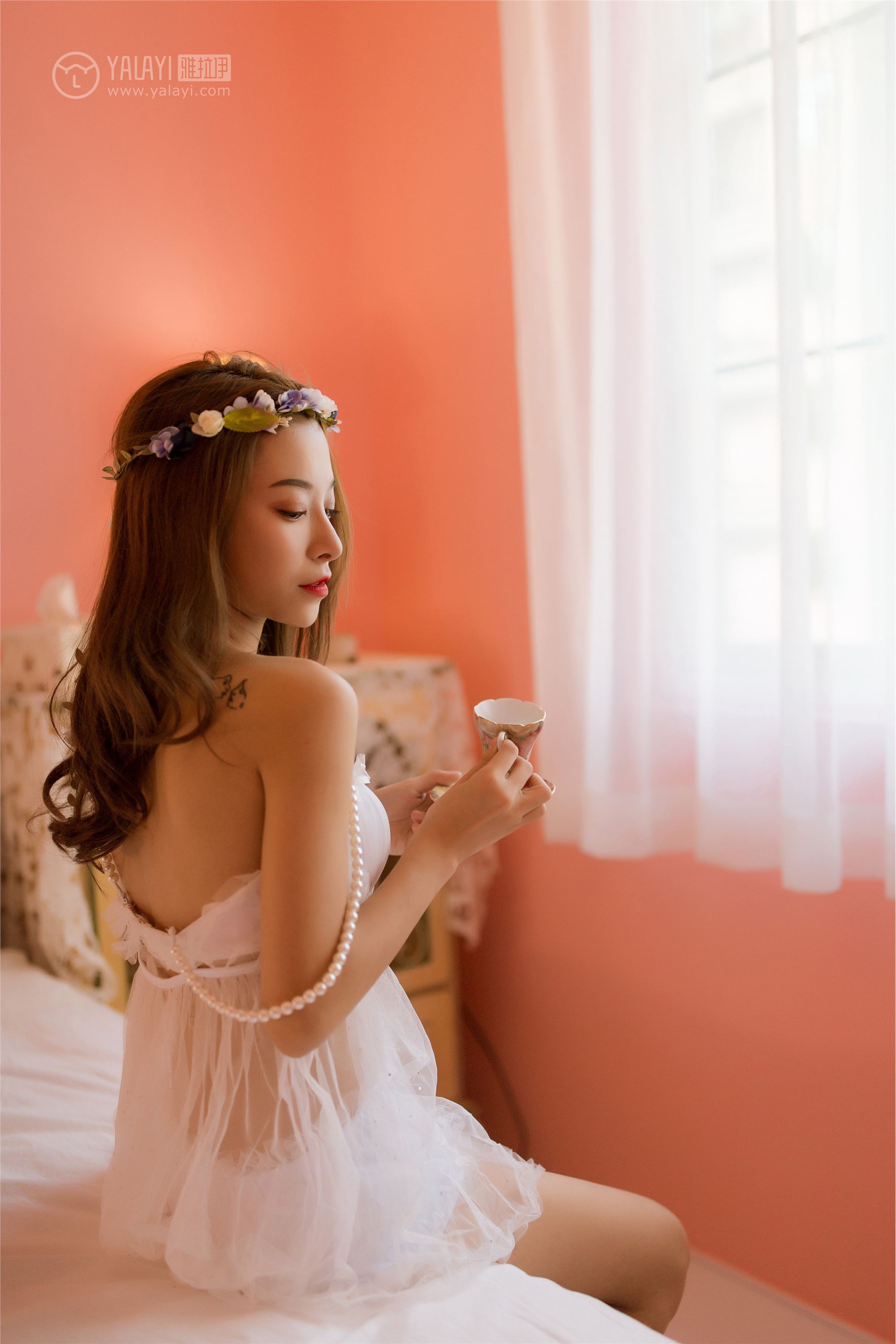 [YALAYI雅拉伊]2019.01.27 No.099 粉色系少女私房 倩微微