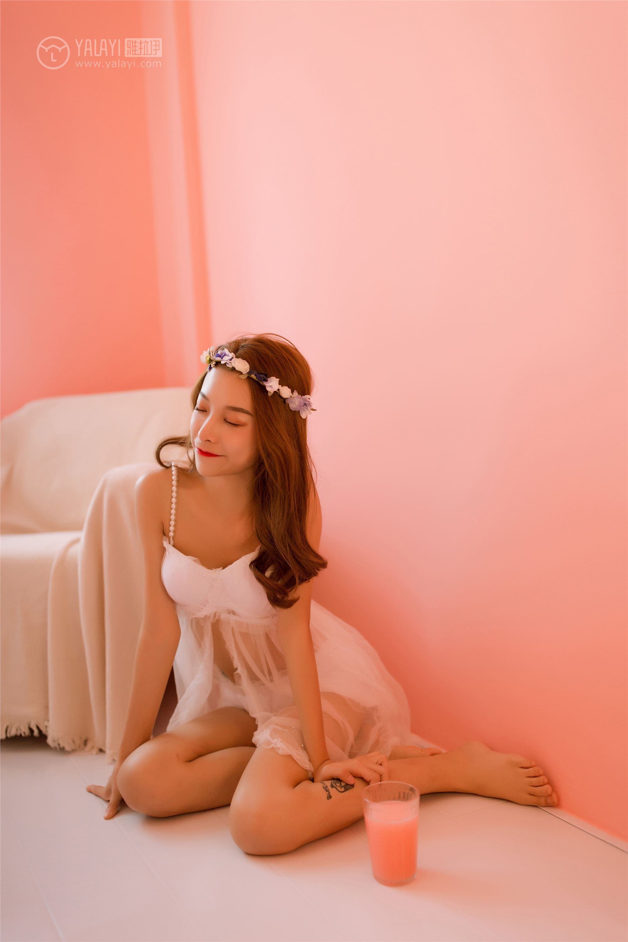 [YALAYI雅拉伊]2019.01.27 No.099 粉色系少女私房 倩微微
