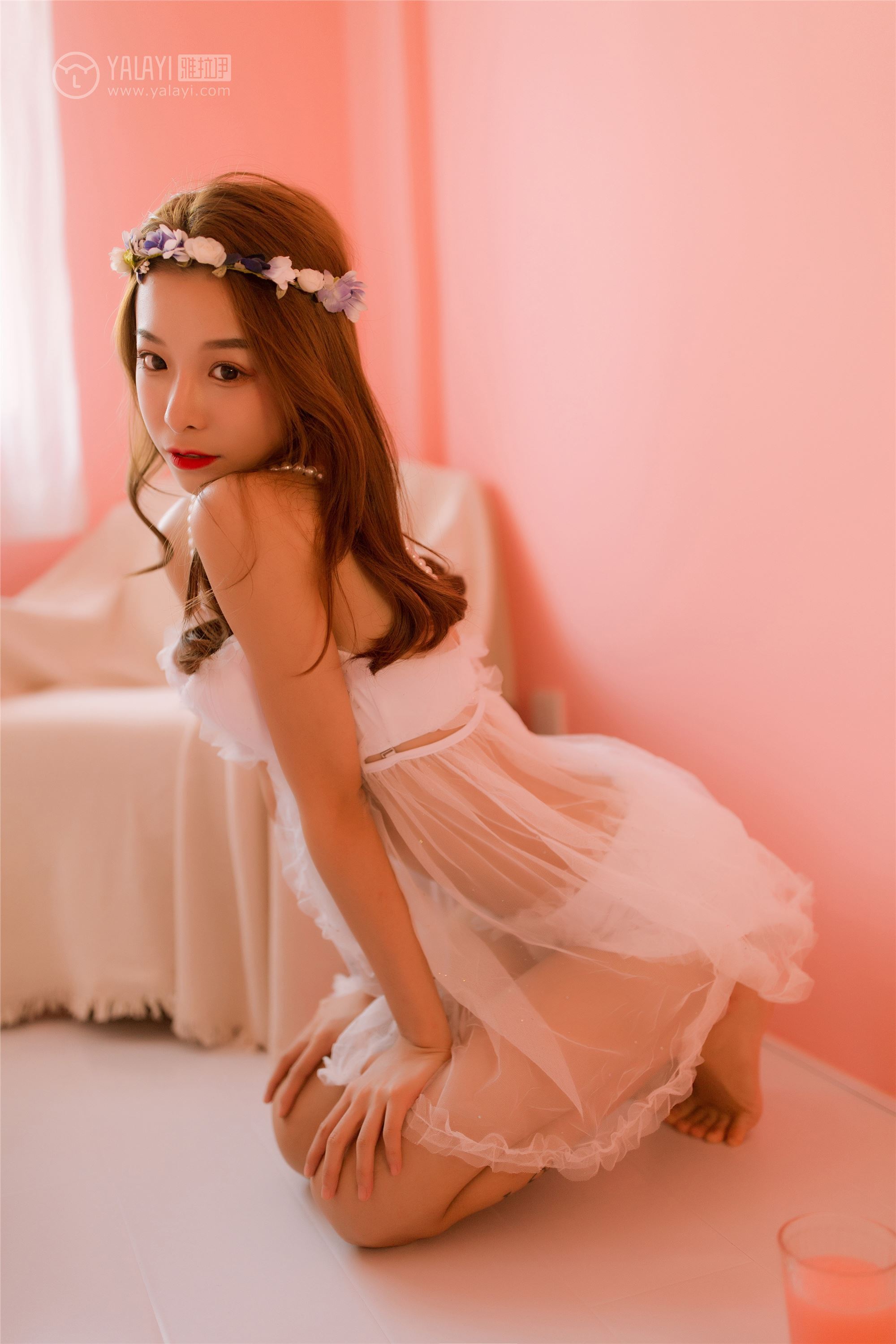 [YALAYI雅拉伊]2019.01.27 No.099 粉色系少女私房 倩微微