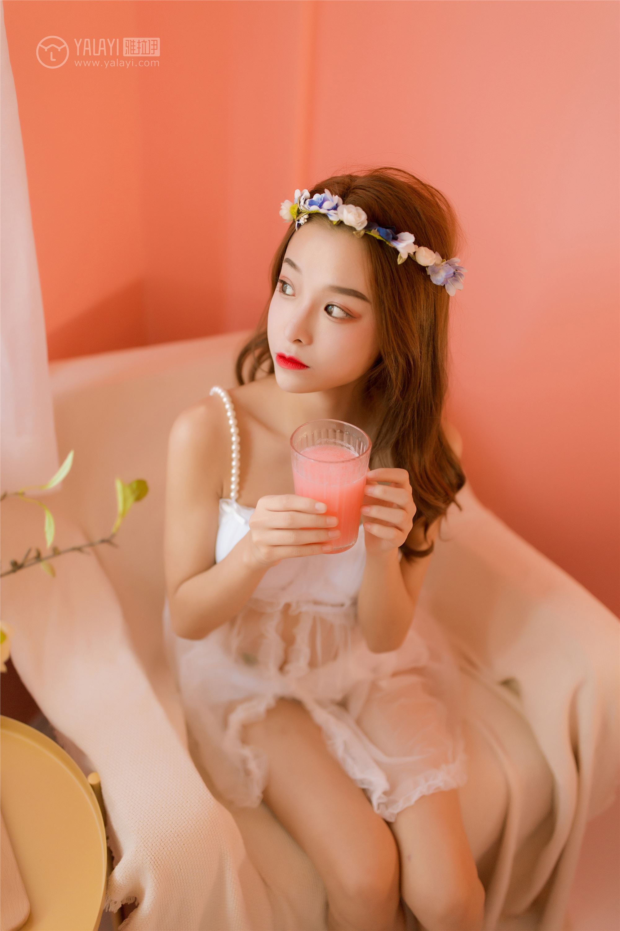 [YALAYI雅拉伊]2019.01.27 No.099 粉色系少女私房 倩微微