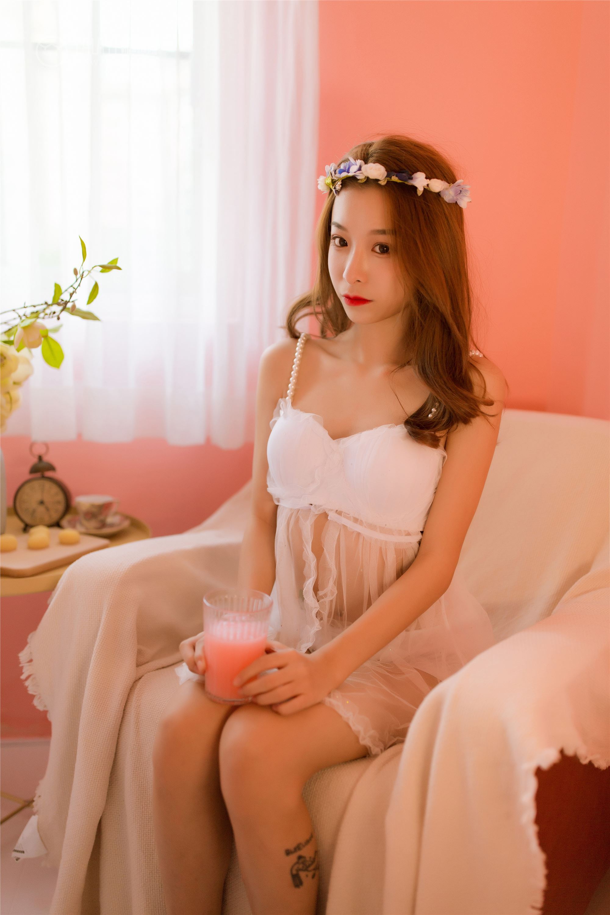 [YALAYI雅拉伊]2019.01.27 No.099 粉色系少女私房 倩微微