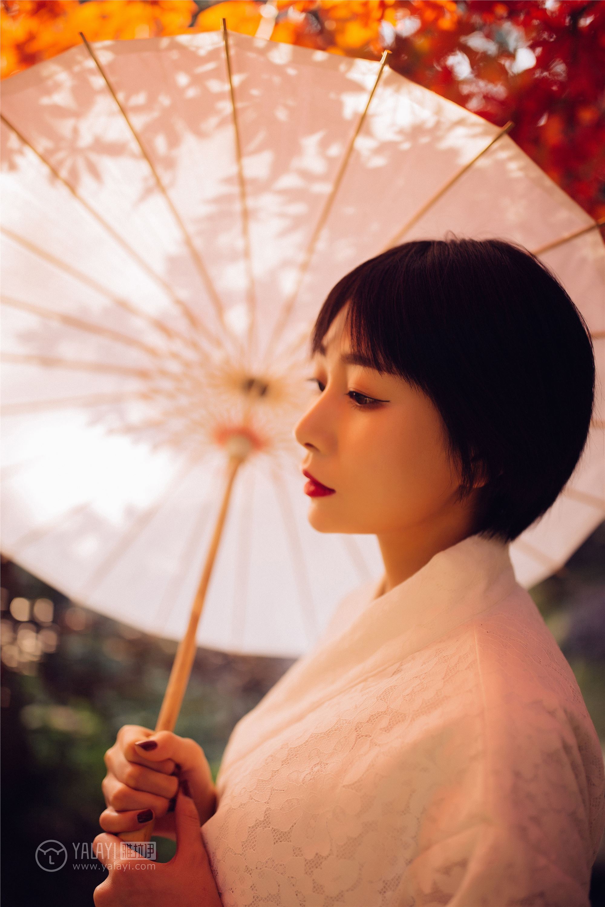 [YALAYI雅拉伊]2018.12.04 No.136 夕阳下的和风少女 静静