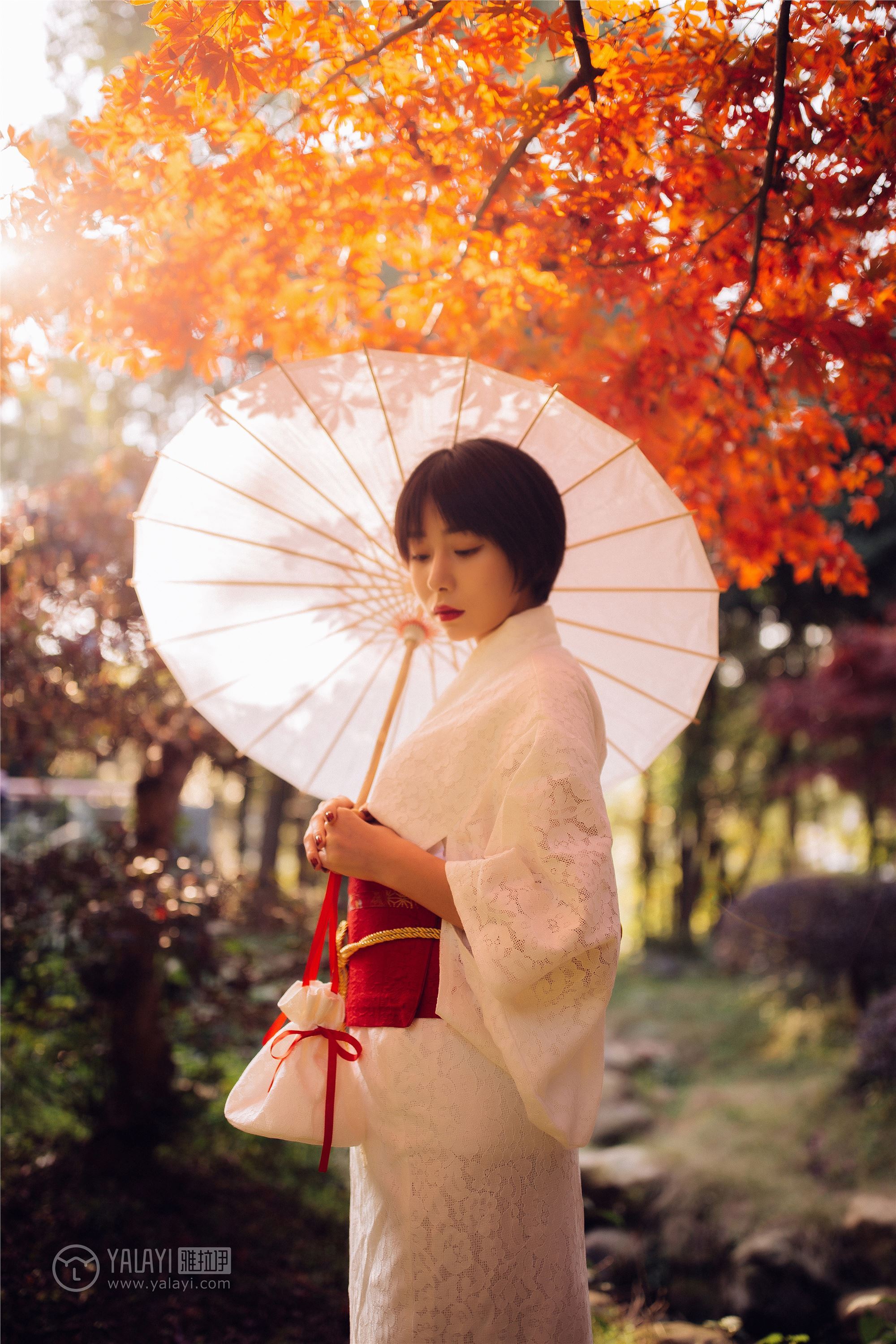 [YALAYI雅拉伊]2018.12.04 No.136 夕阳下的和风少女 静静