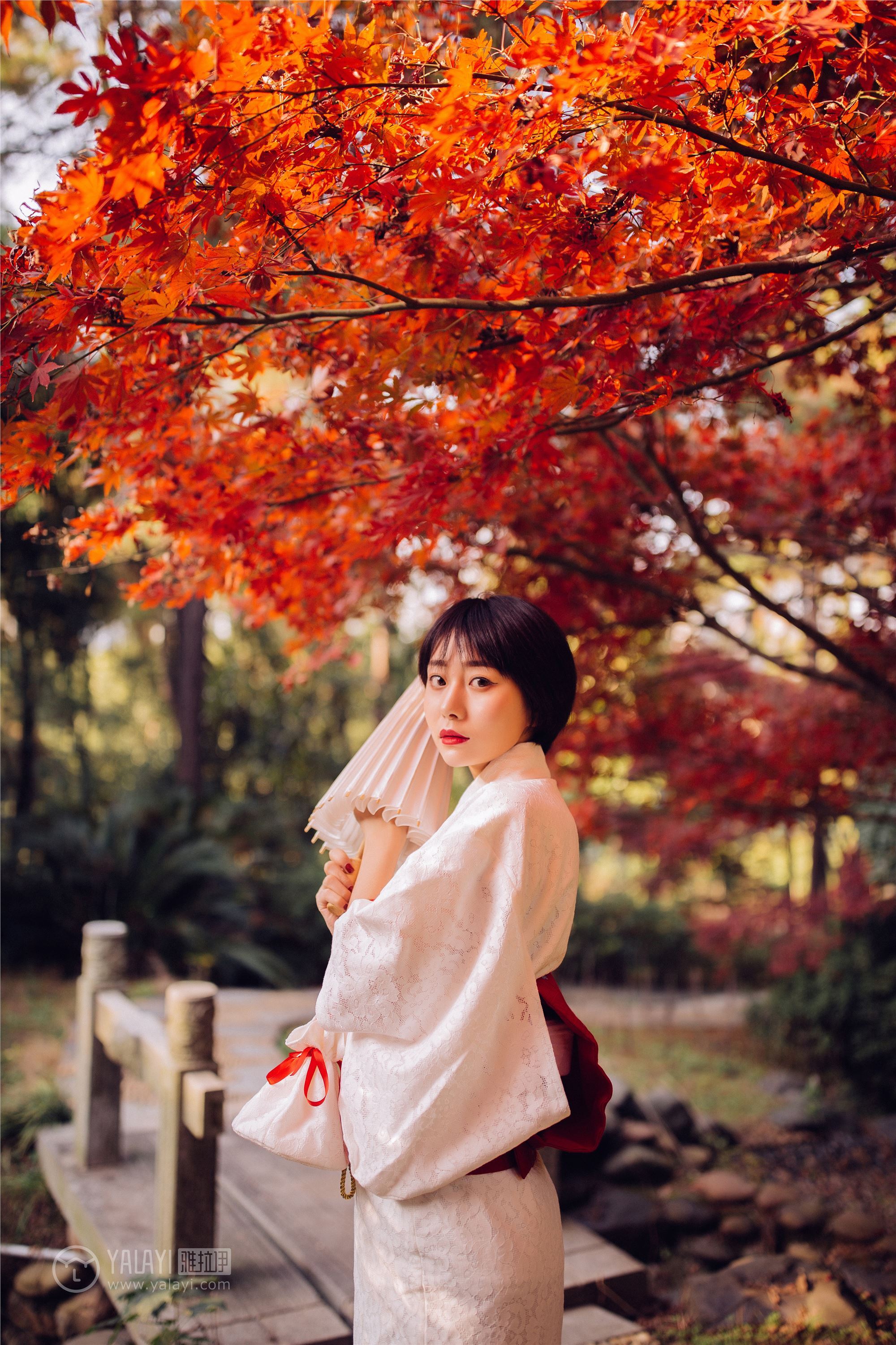 [YALAYI雅拉伊]2018.12.04 No.136 夕阳下的和风少女 静静