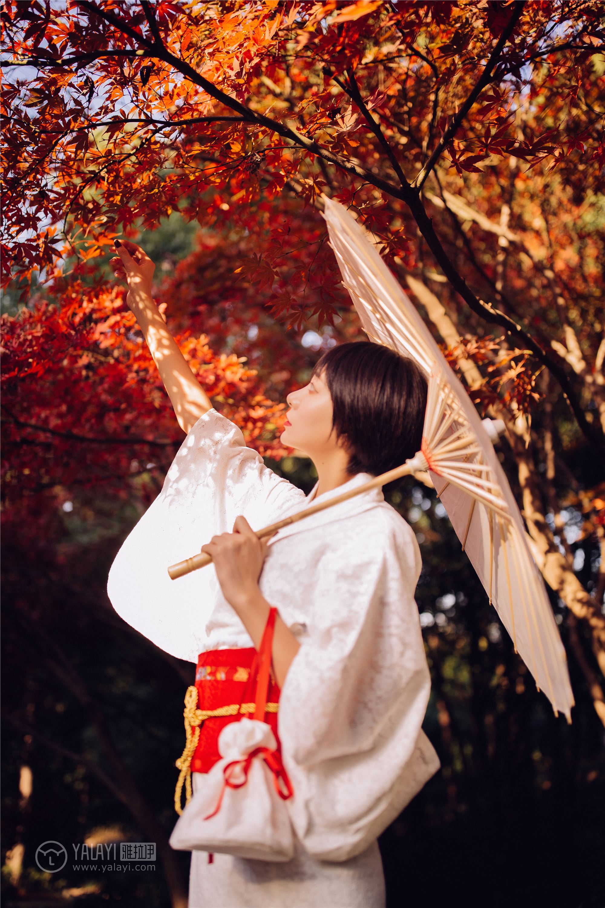 [YALAYI雅拉伊]2018.12.04 No.136 夕阳下的和风少女 静静
