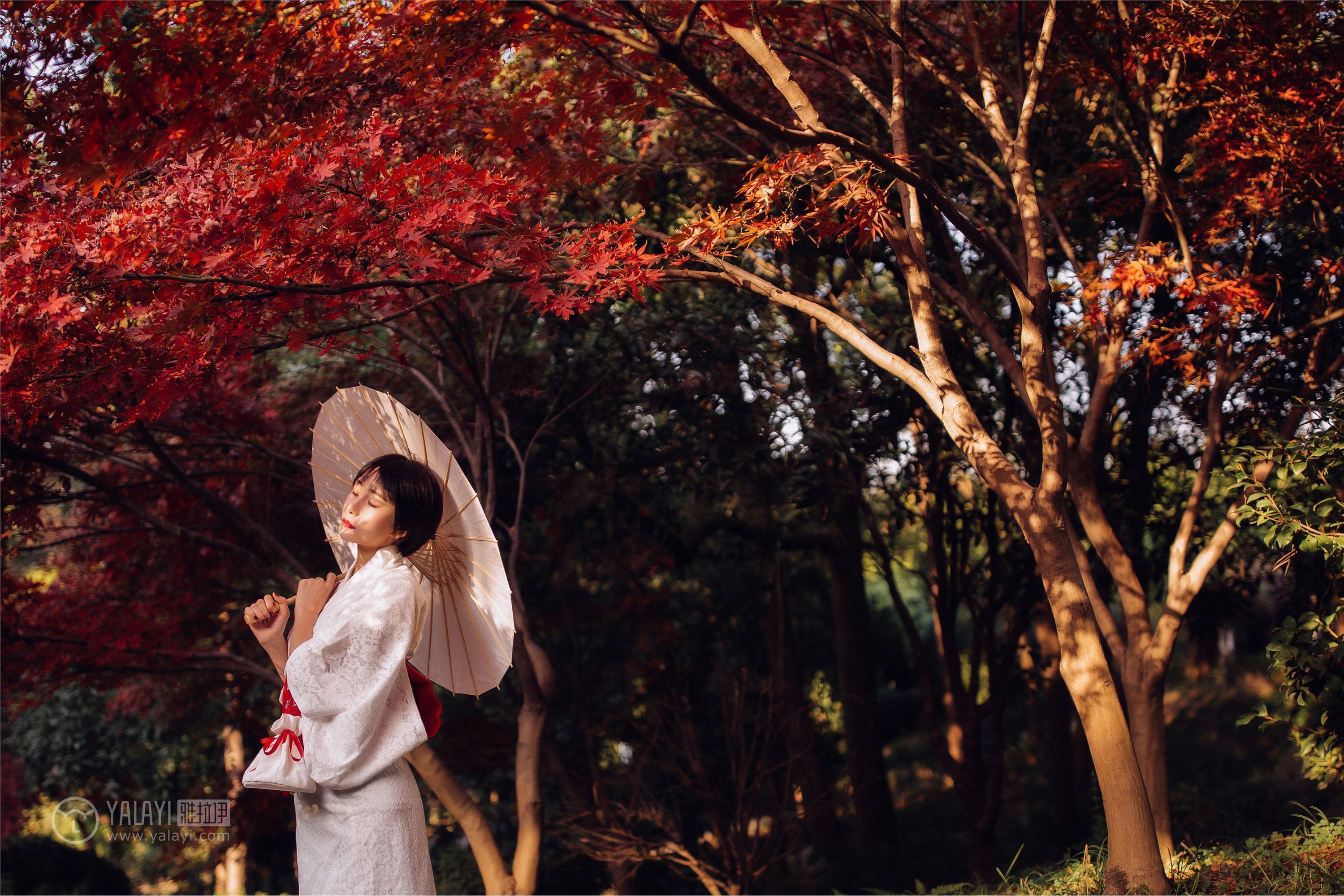 [YALAYI雅拉伊]2018.12.04 No.136 夕阳下的和风少女 静静