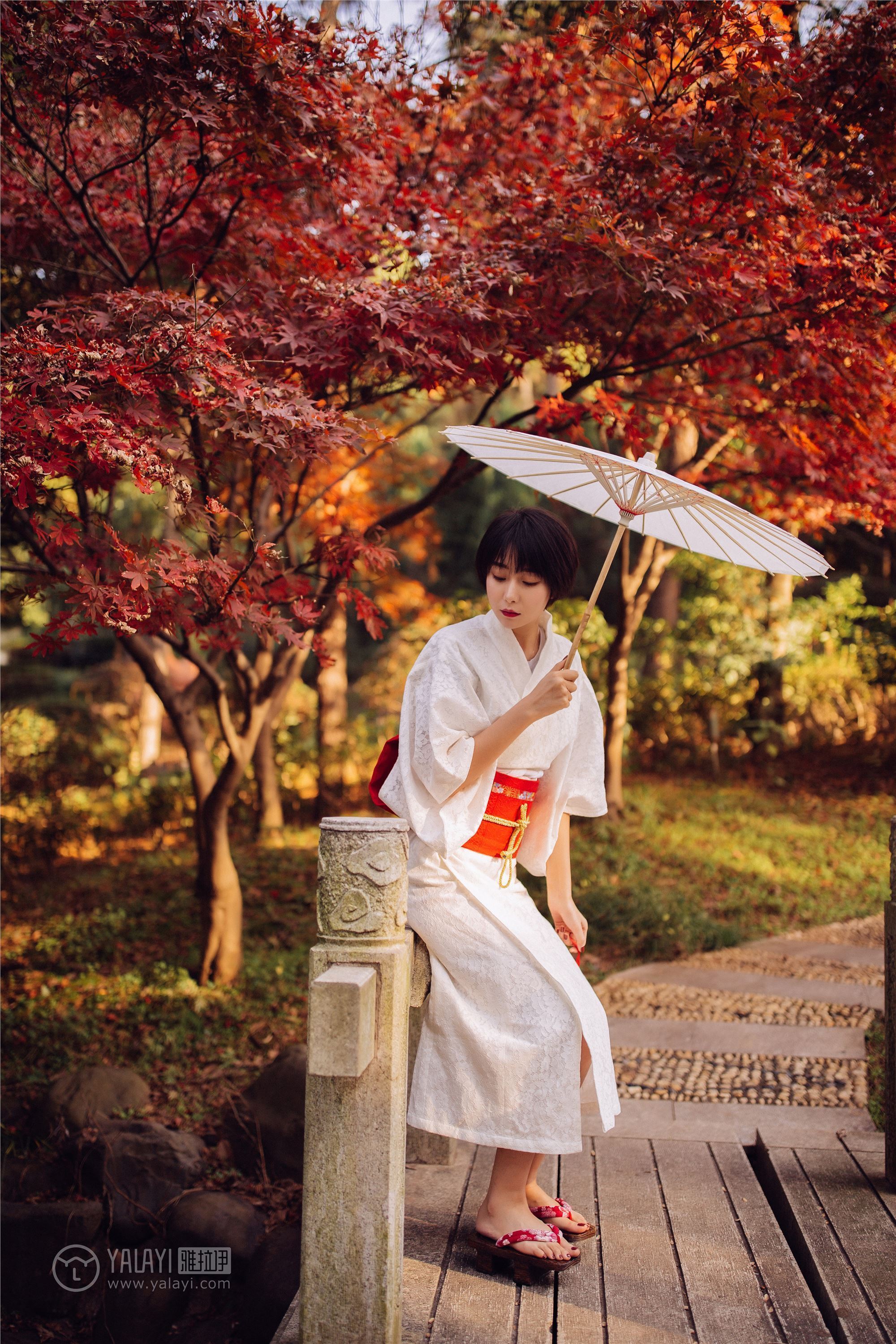 [YALAYI雅拉伊]2018.12.04 No.136 夕阳下的和风少女 静静