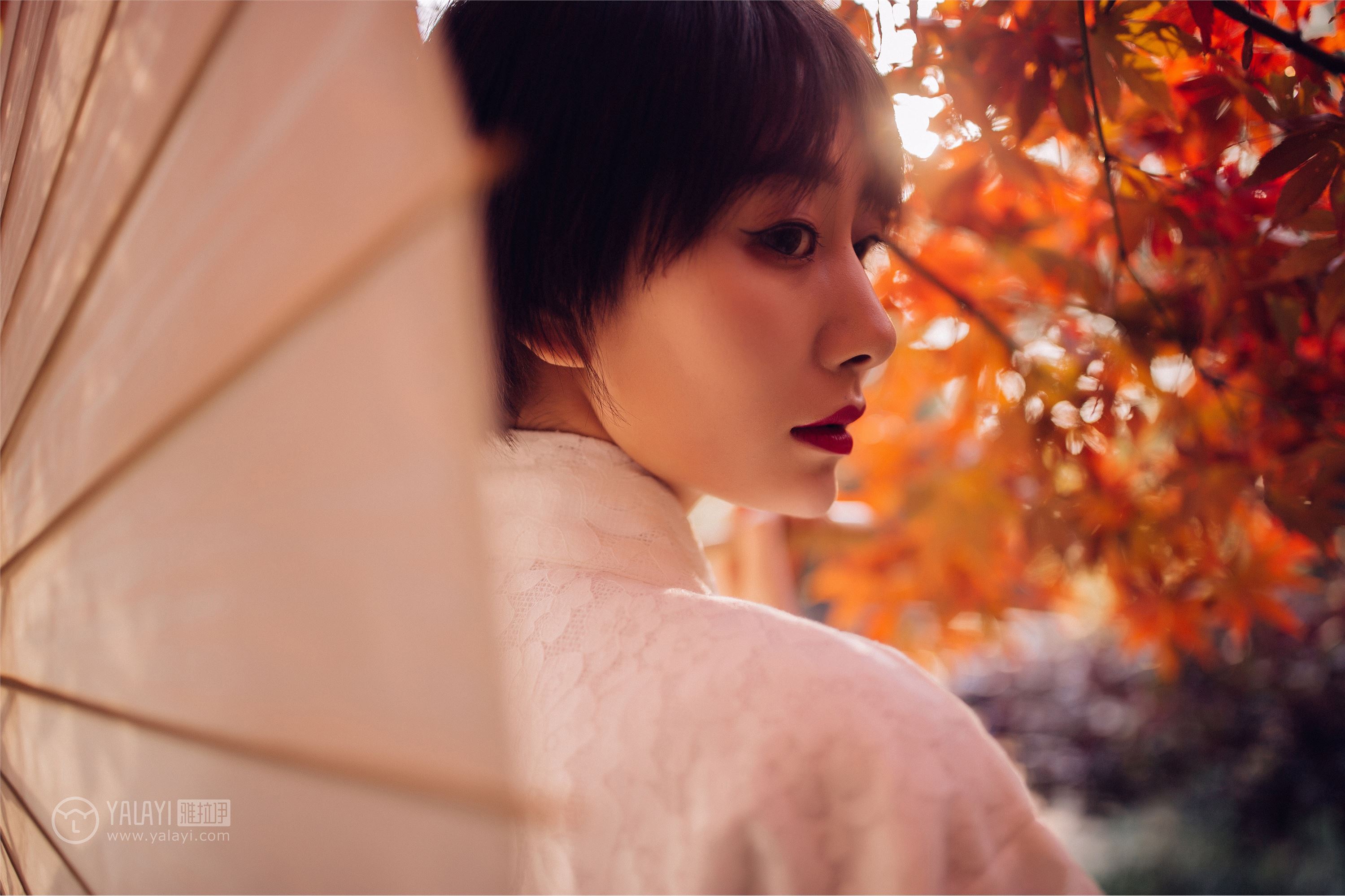 [YALAYI雅拉伊]2018.12.04 No.136 夕阳下的和风少女 静静