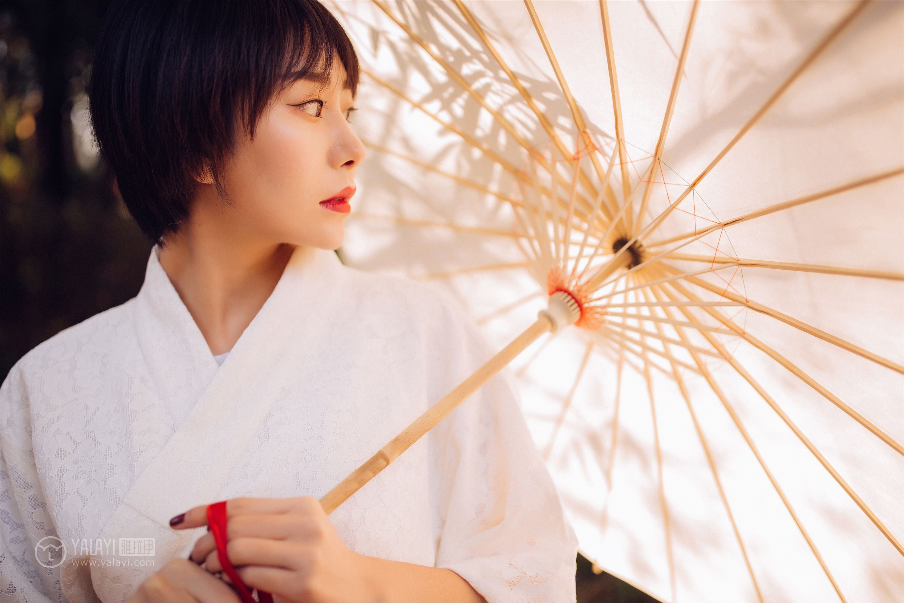 [YALAYI雅拉伊]2018.12.04 No.136 夕阳下的和风少女 静静
