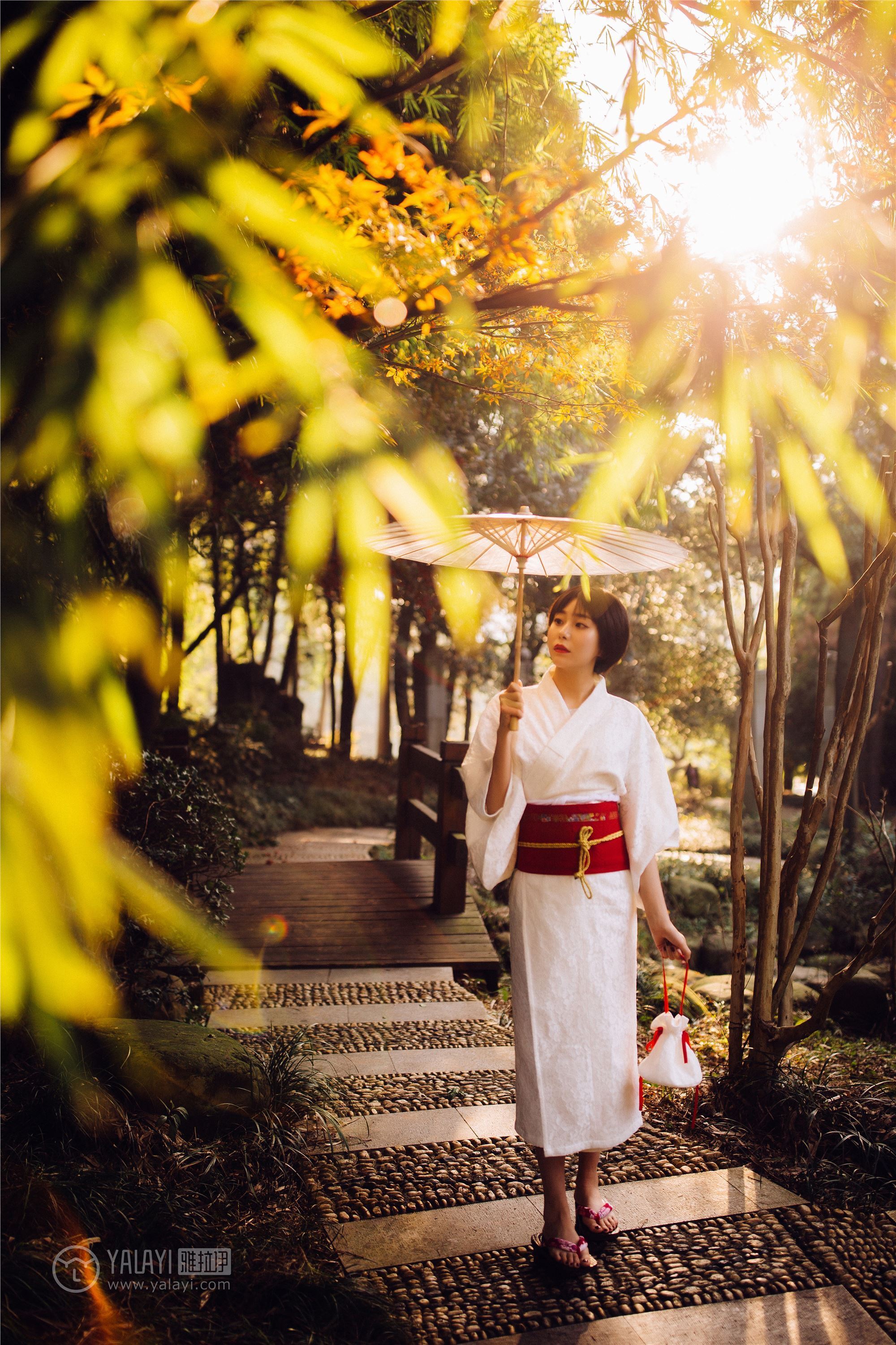 [YALAYI雅拉伊]2018.12.04 No.136 夕阳下的和风少女 静静