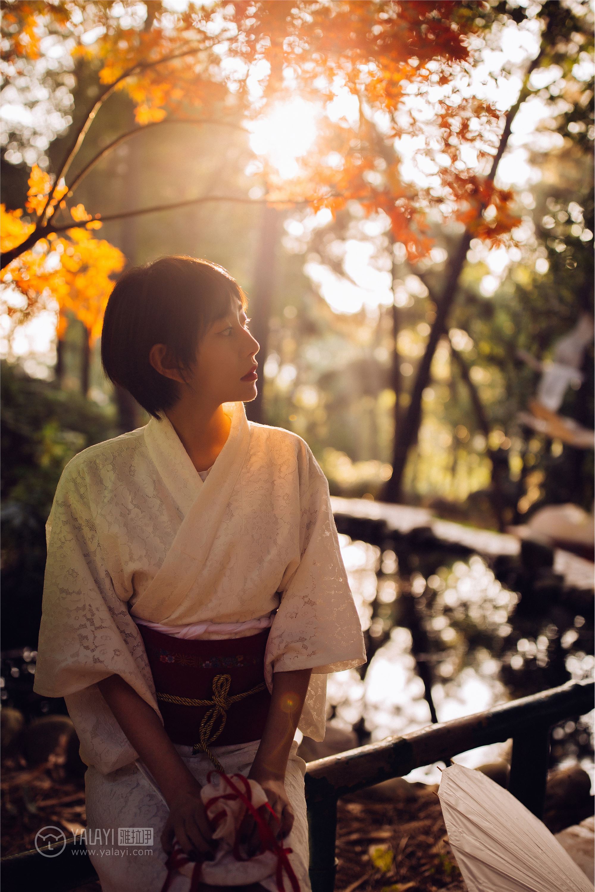 [YALAYI雅拉伊]2018.12.04 No.136 夕阳下的和风少女 静静