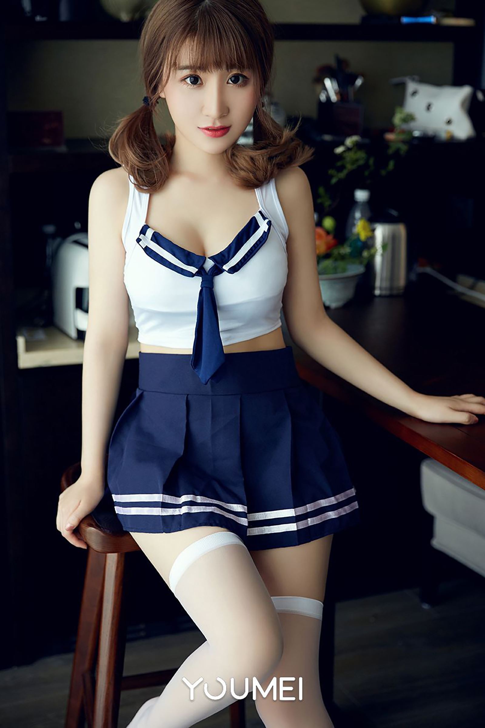 [YouMei尤美] 2018.10.16 NO.066 学妹の情窦初开 绯月樱-Cherry