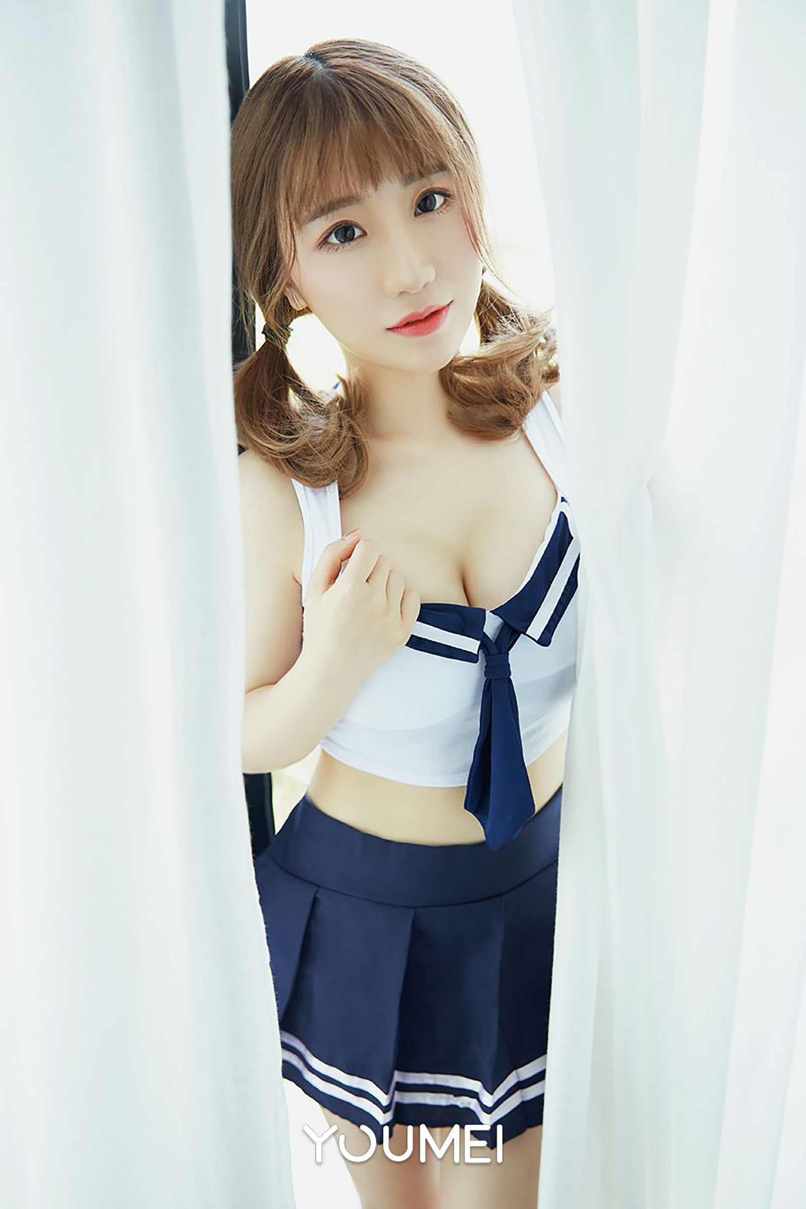 [YouMei尤美] 2018.10.16 NO.066 学妹の情窦初开 绯月樱-Cherry