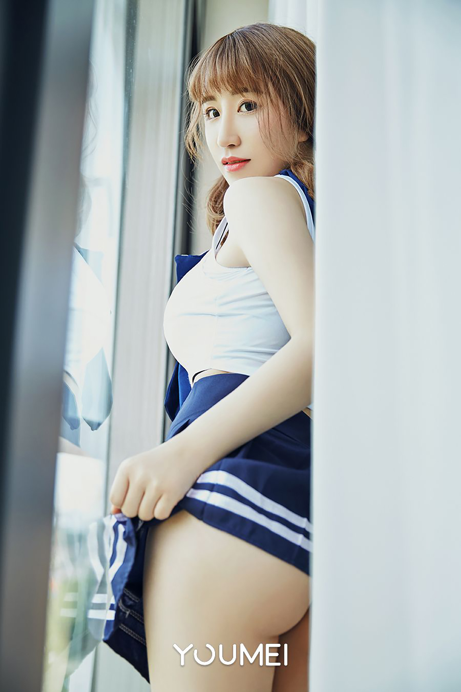 [YouMei尤美] 2018.10.16 NO.066 学妹の情窦初开 绯月樱-Cherry