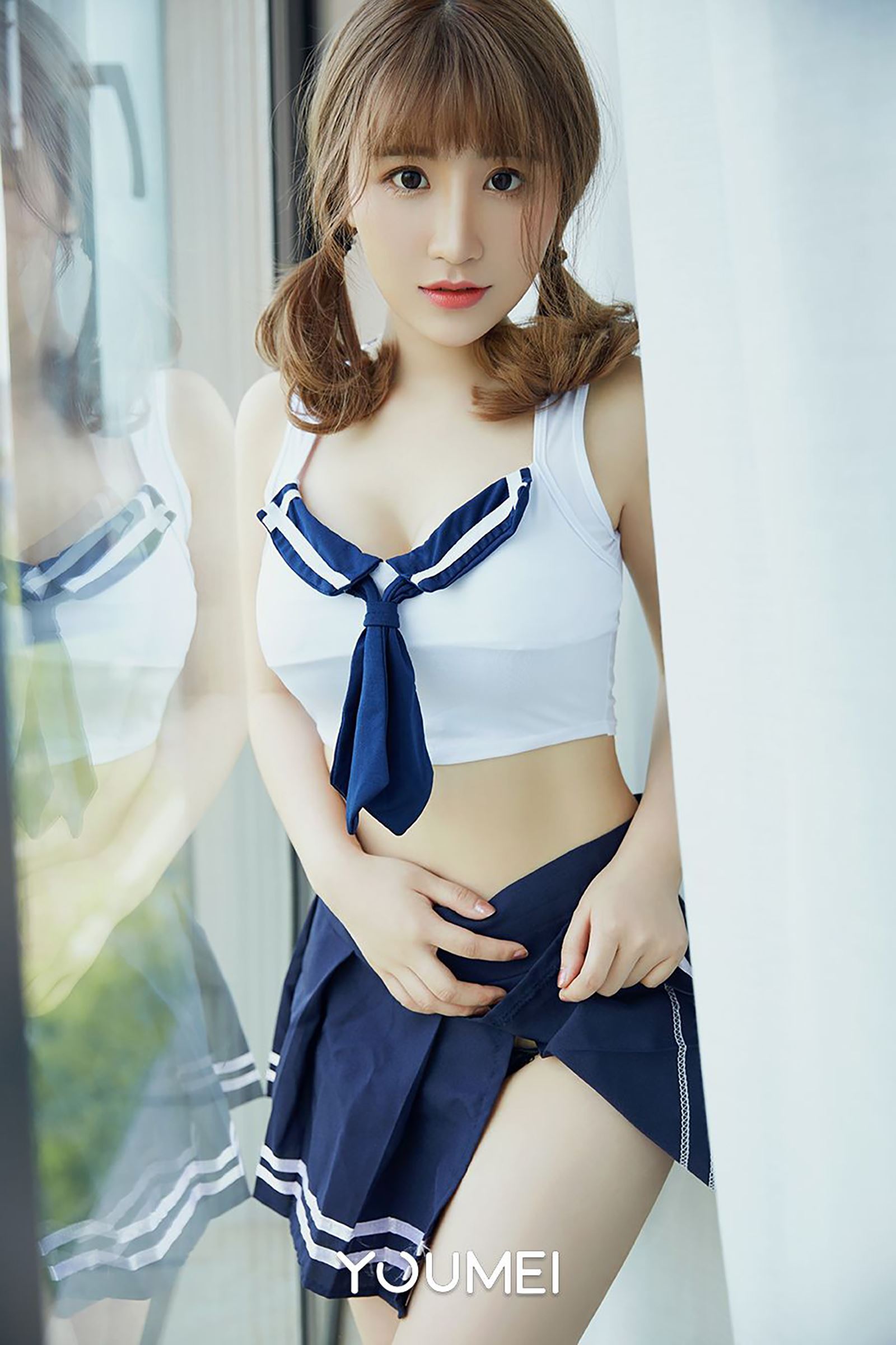 [YouMei尤美] 2018.10.16 NO.066 学妹の情窦初开 绯月樱-Cherry