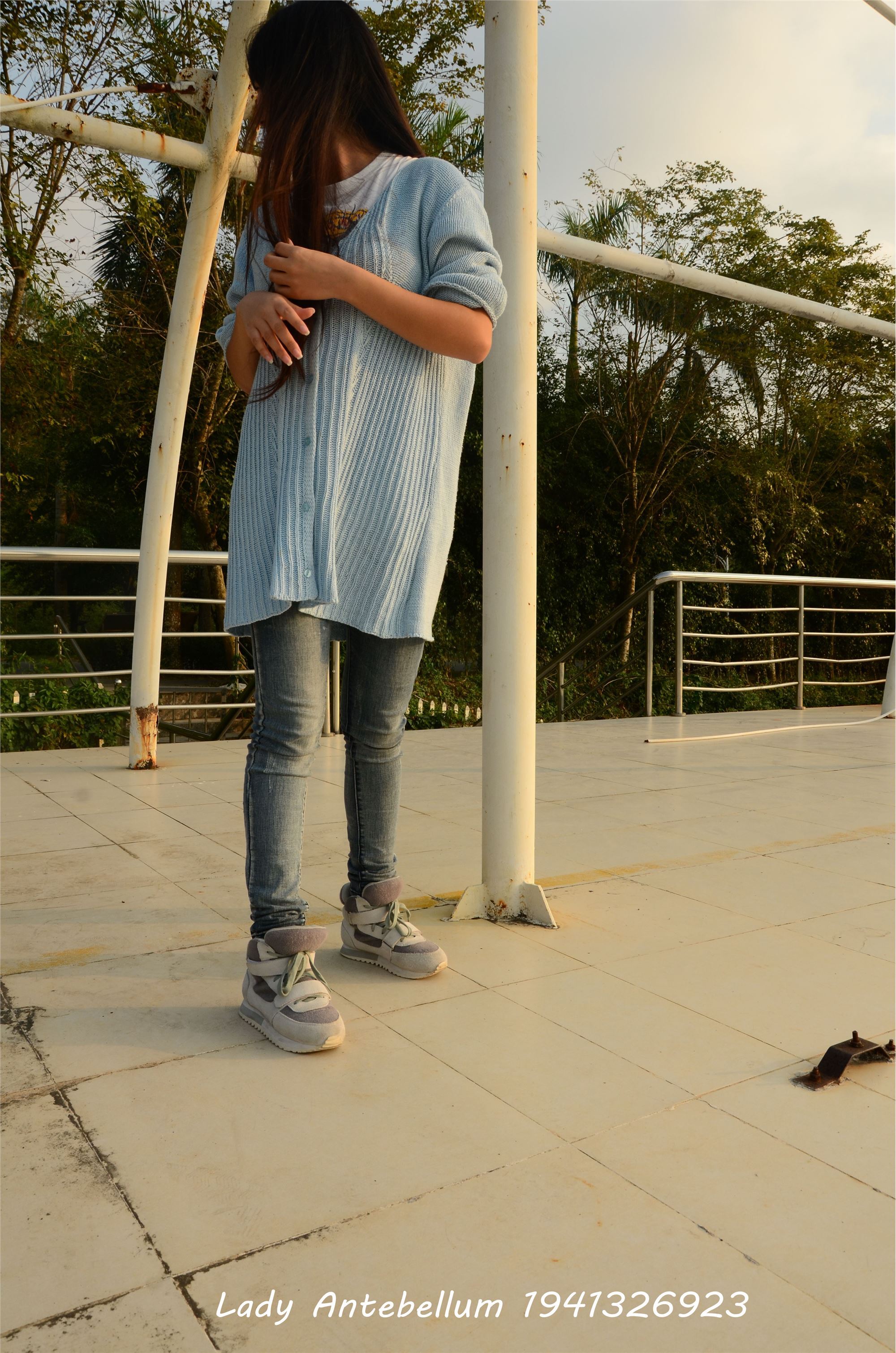 [战前女神] 恋足美腿棉袜女神级摄影套图 008