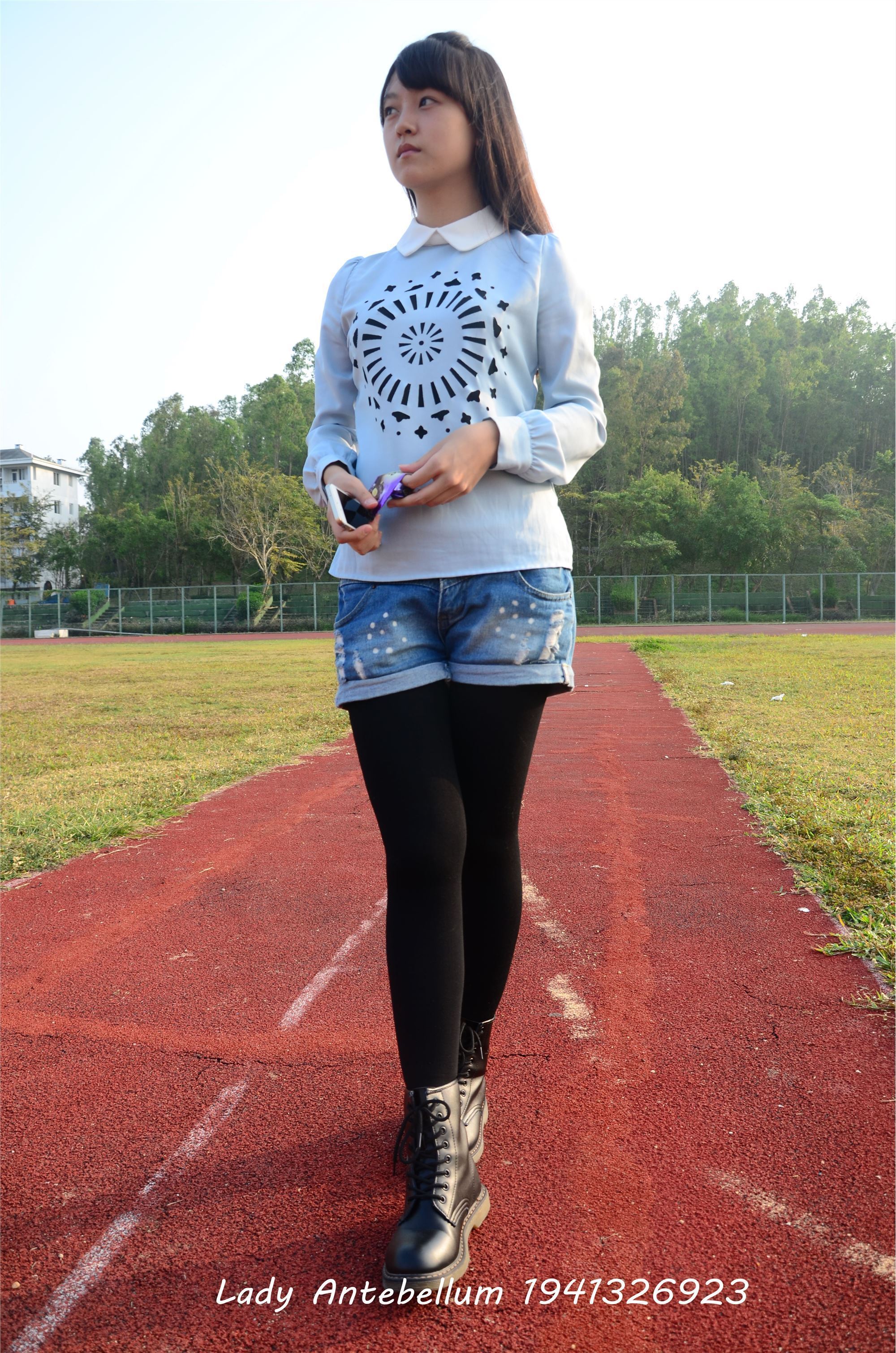 [战前女神] 恋足美腿棉袜女神级摄影套图 015