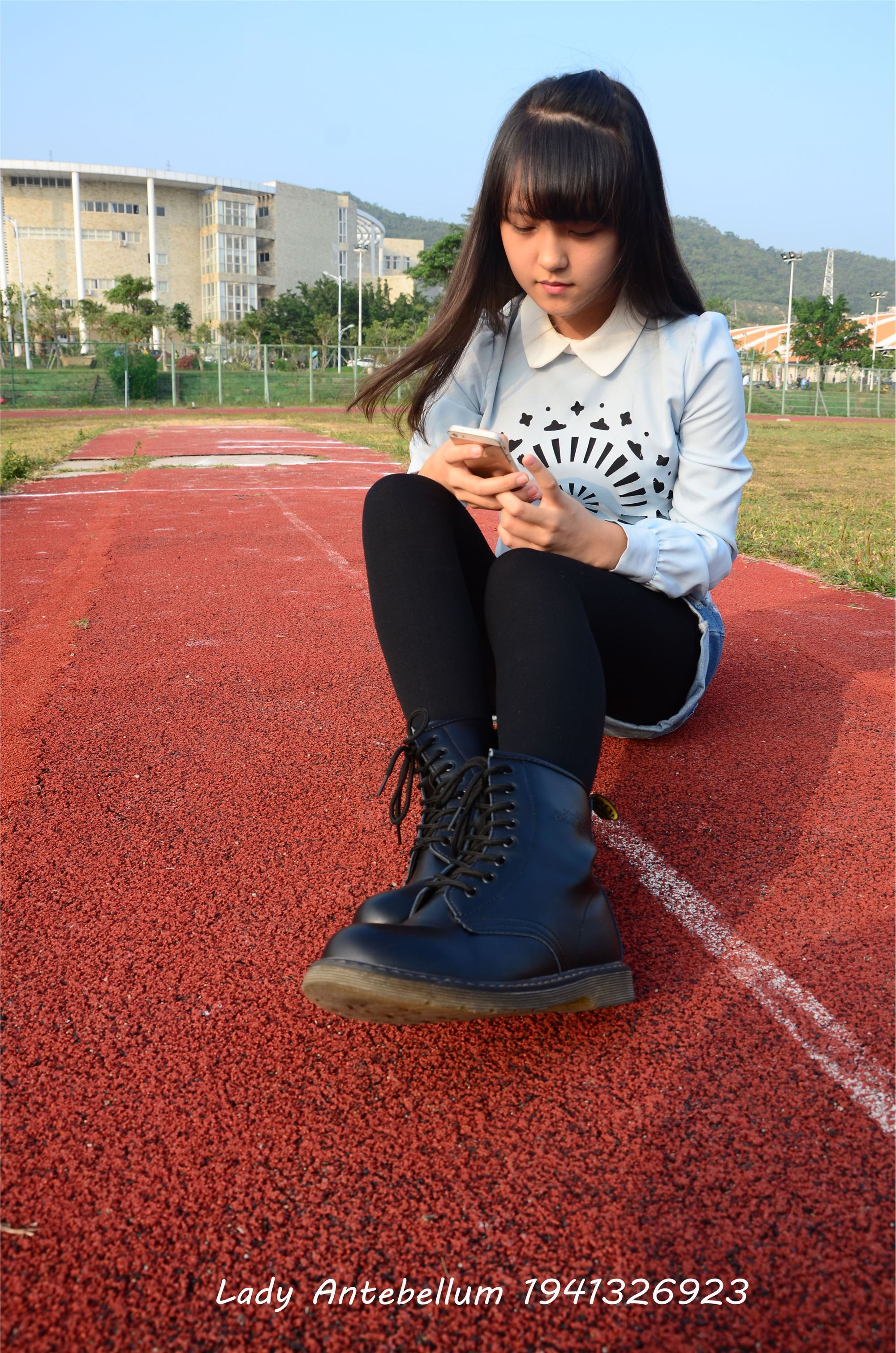 [战前女神] 恋足美腿棉袜女神级摄影套图 015