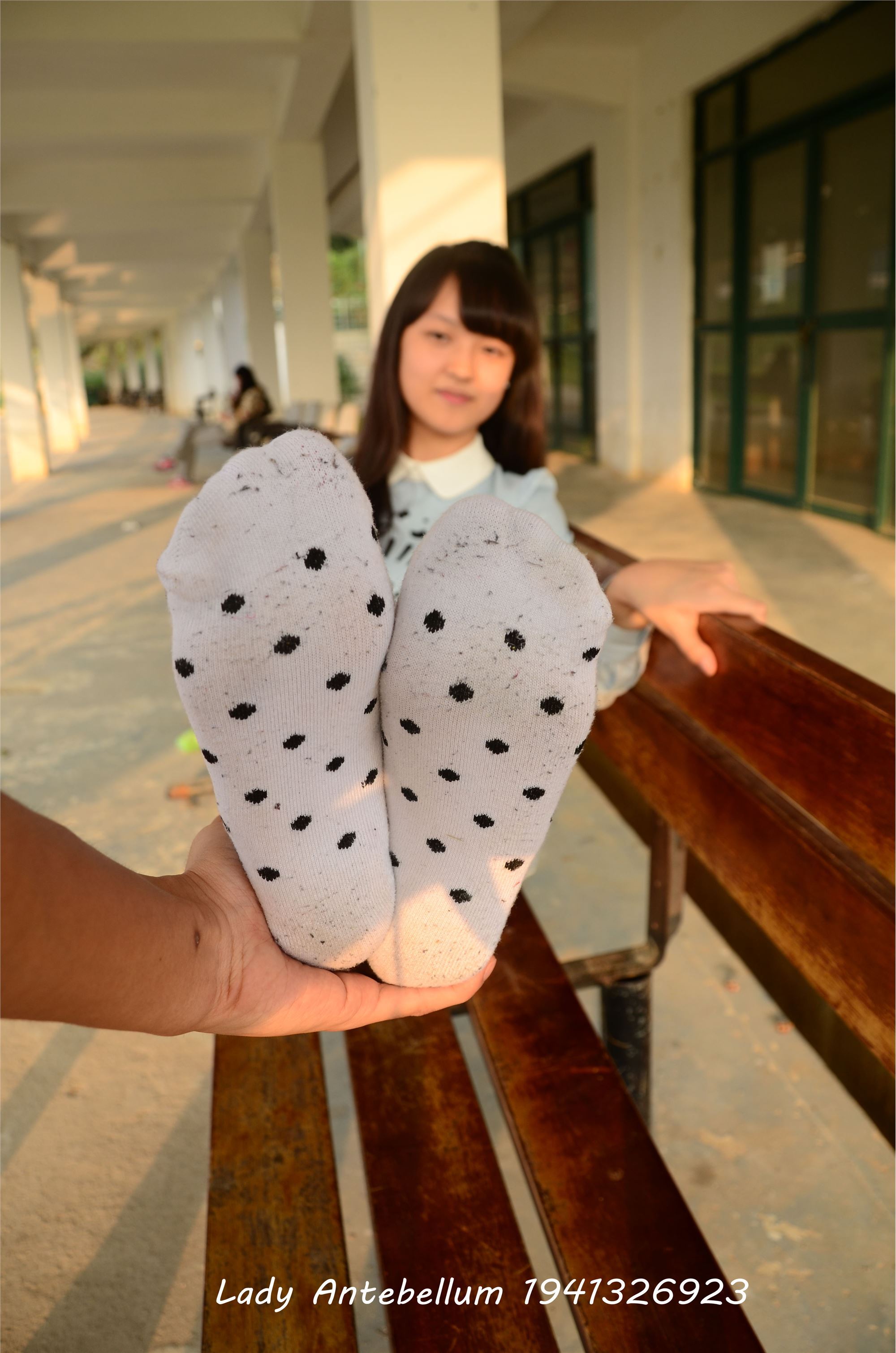 [战前女神] 恋足美腿棉袜女神级摄影套图 015