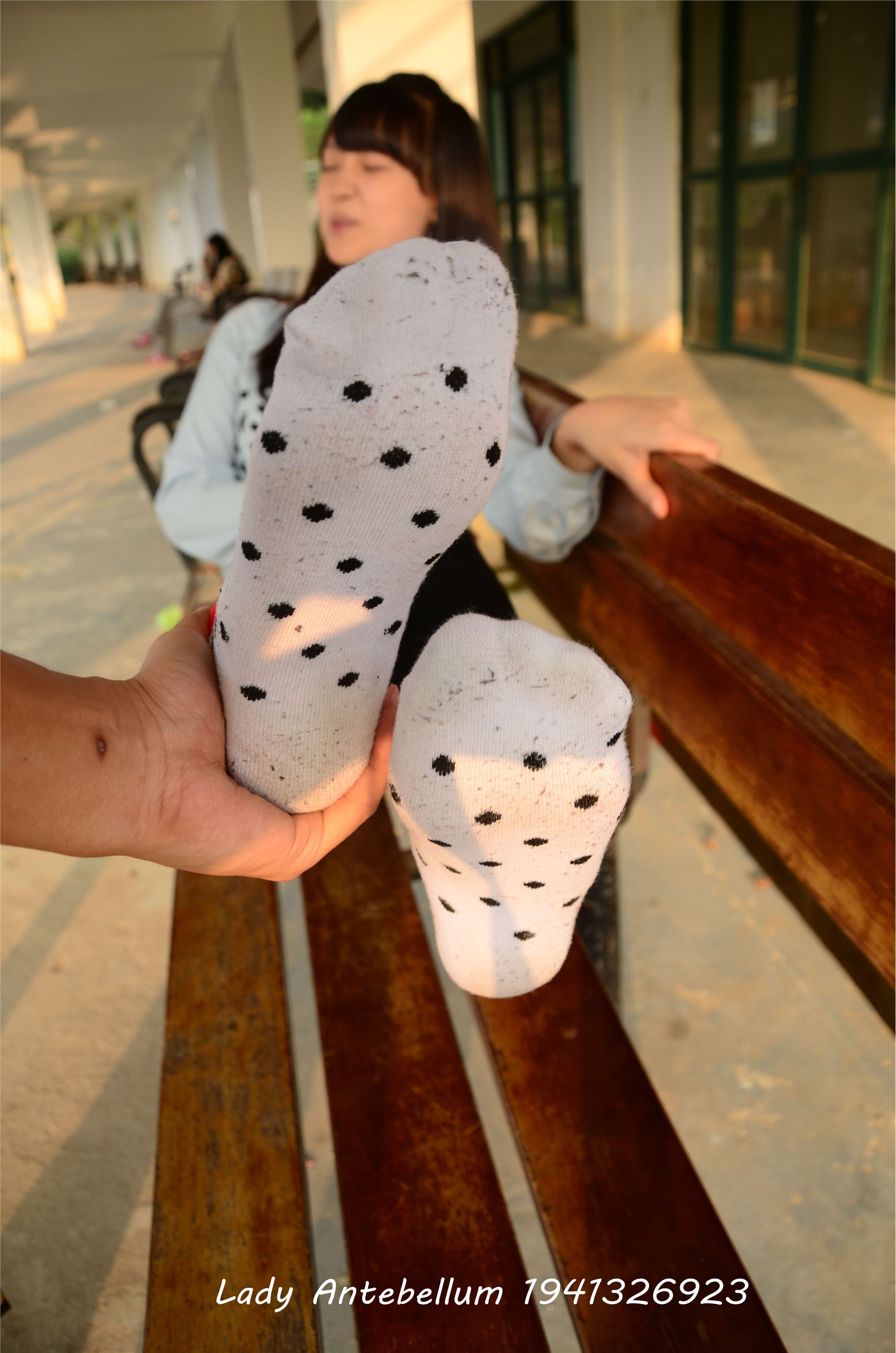 [战前女神] 恋足美腿棉袜女神级摄影套图 015