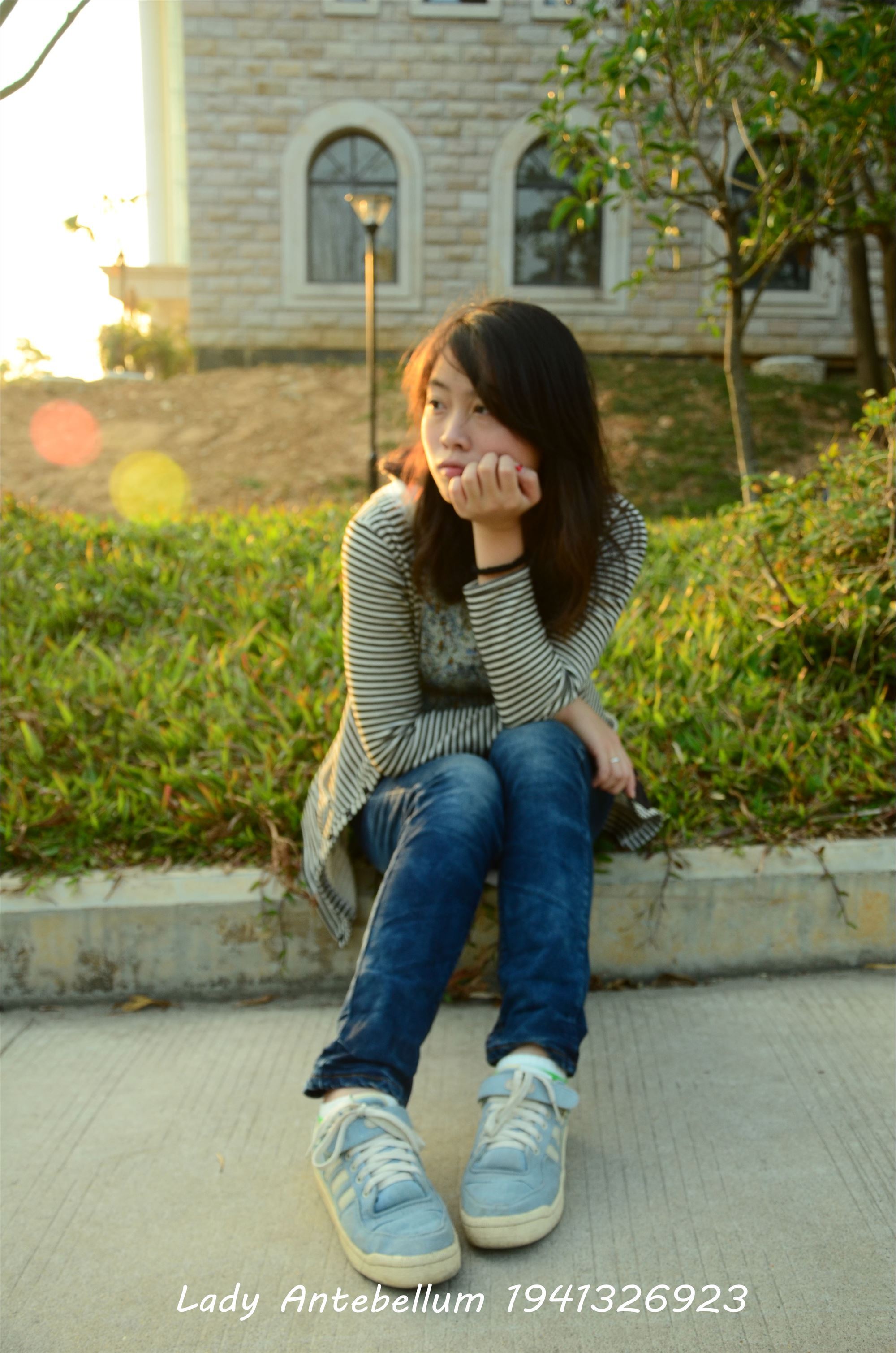 [战前女神] 恋足美腿棉袜女神级摄影套图 016