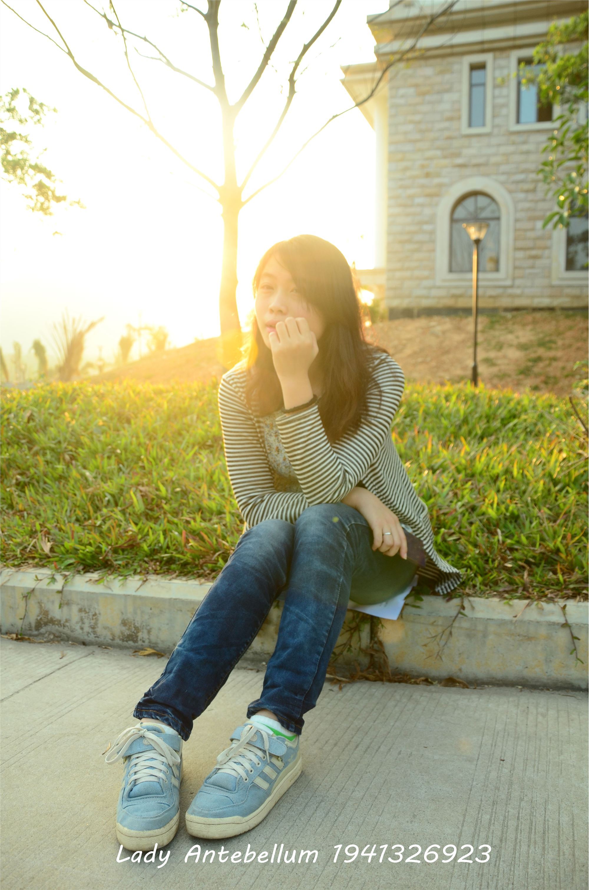 [战前女神] 恋足美腿棉袜女神级摄影套图 016