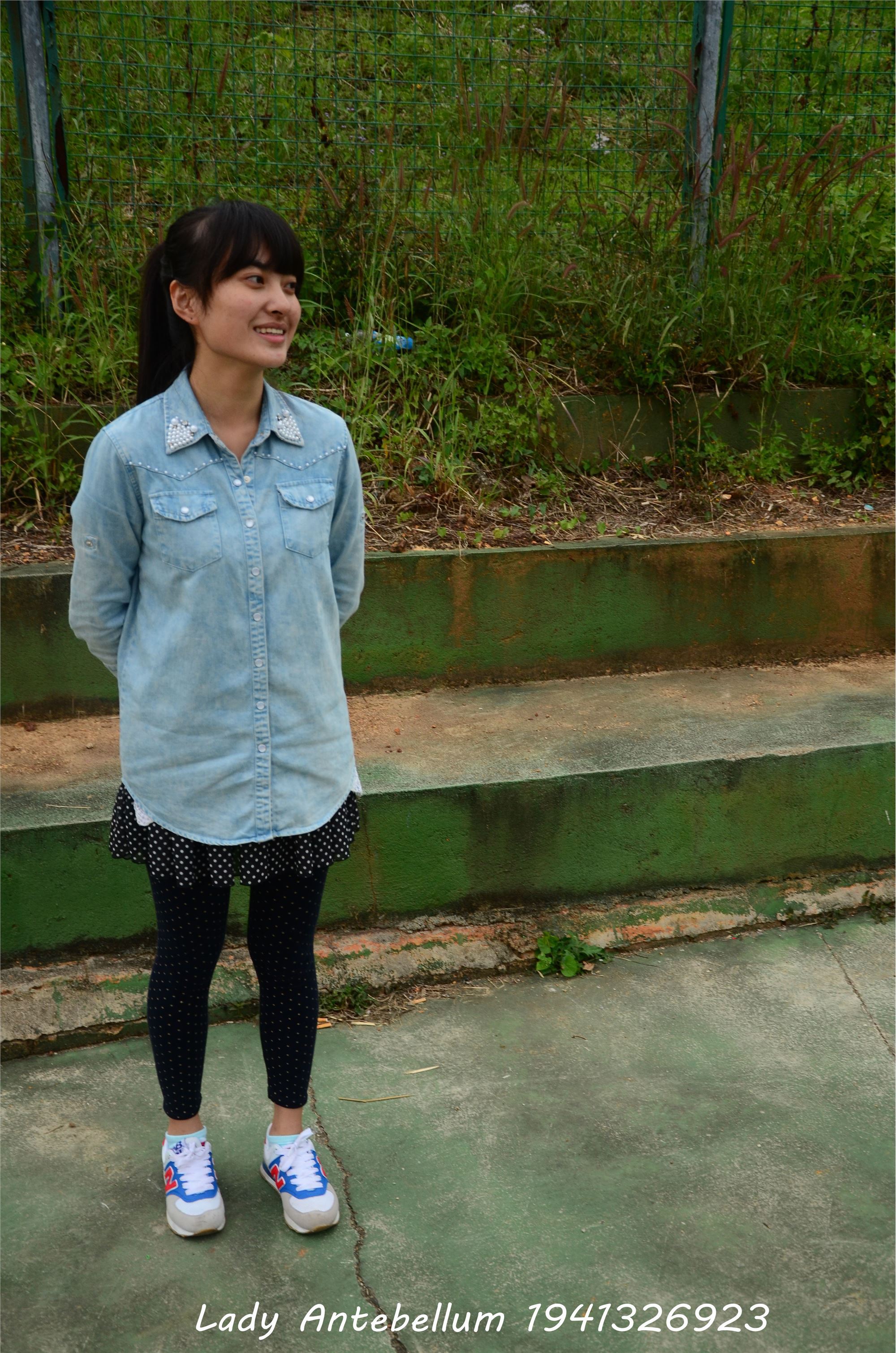 [战前女神] 恋足美腿棉袜女神级摄影套图 018