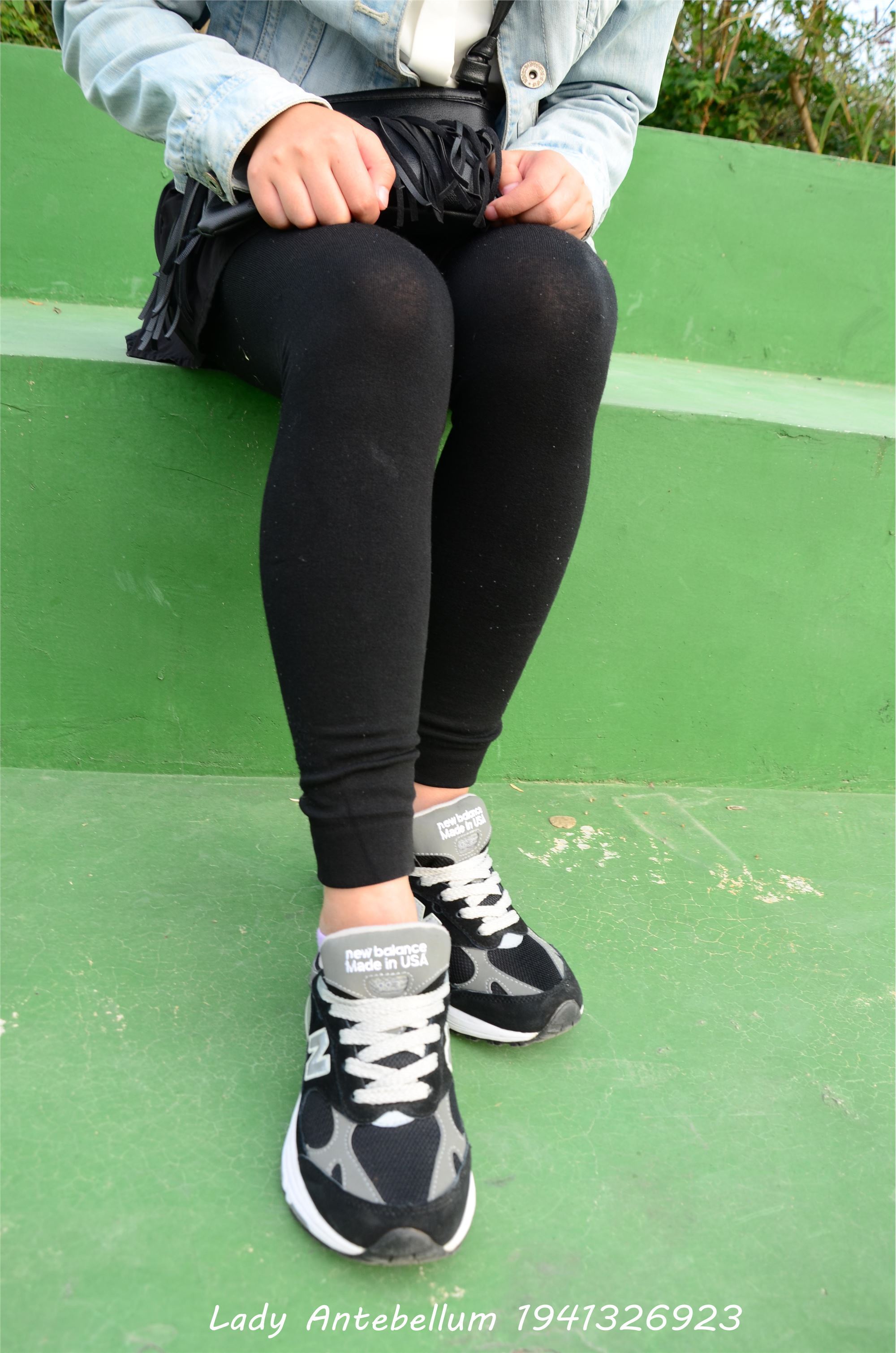 [战前女神] 恋足美腿棉袜女神级摄影套图 019