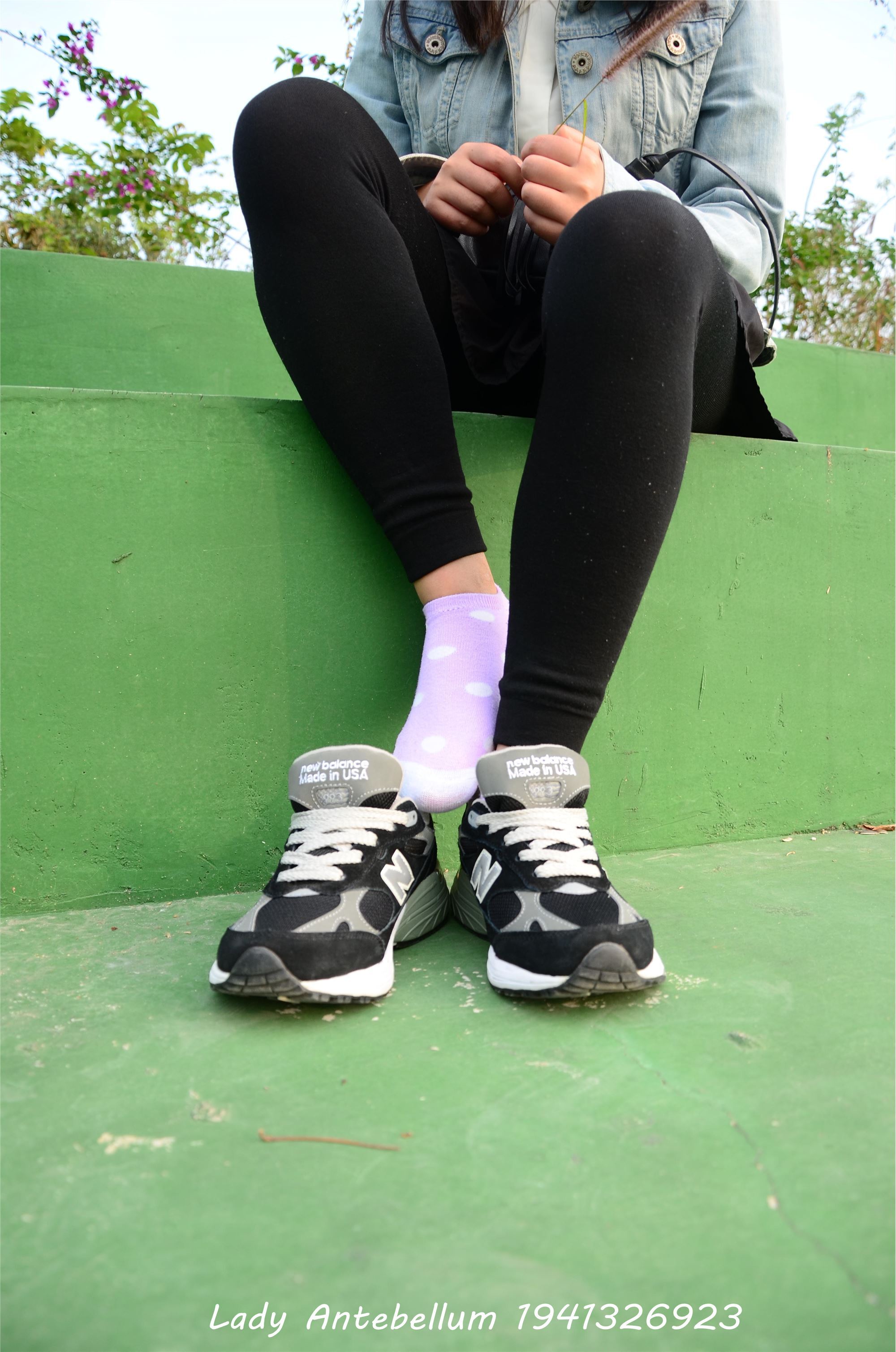 [战前女神] 恋足美腿棉袜女神级摄影套图 019