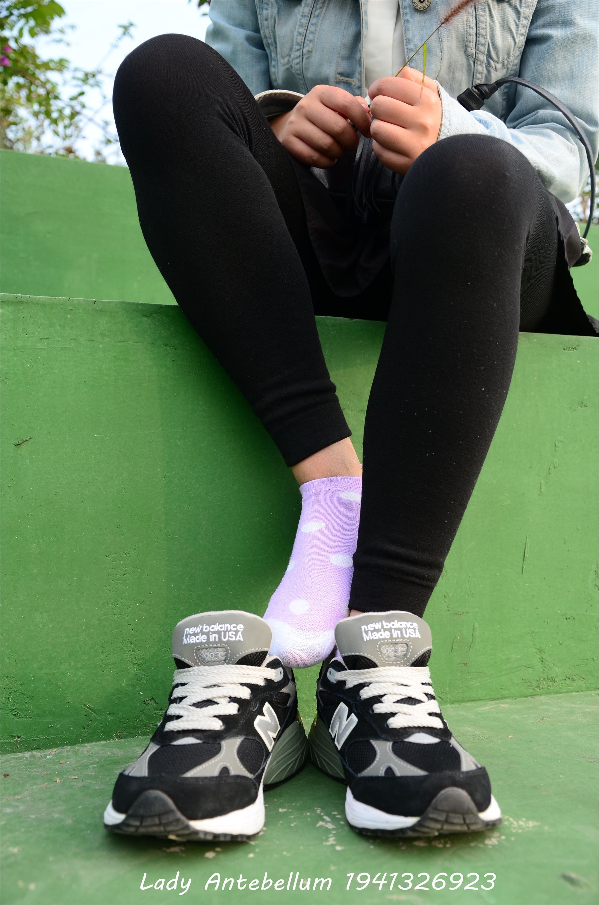 [战前女神] 恋足美腿棉袜女神级摄影套图 019