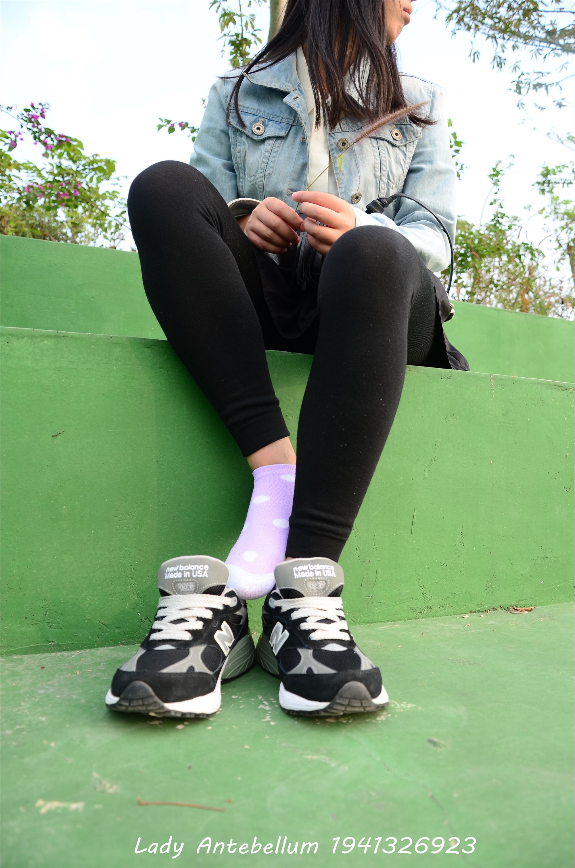 [战前女神] 恋足美腿棉袜女神级摄影套图 019