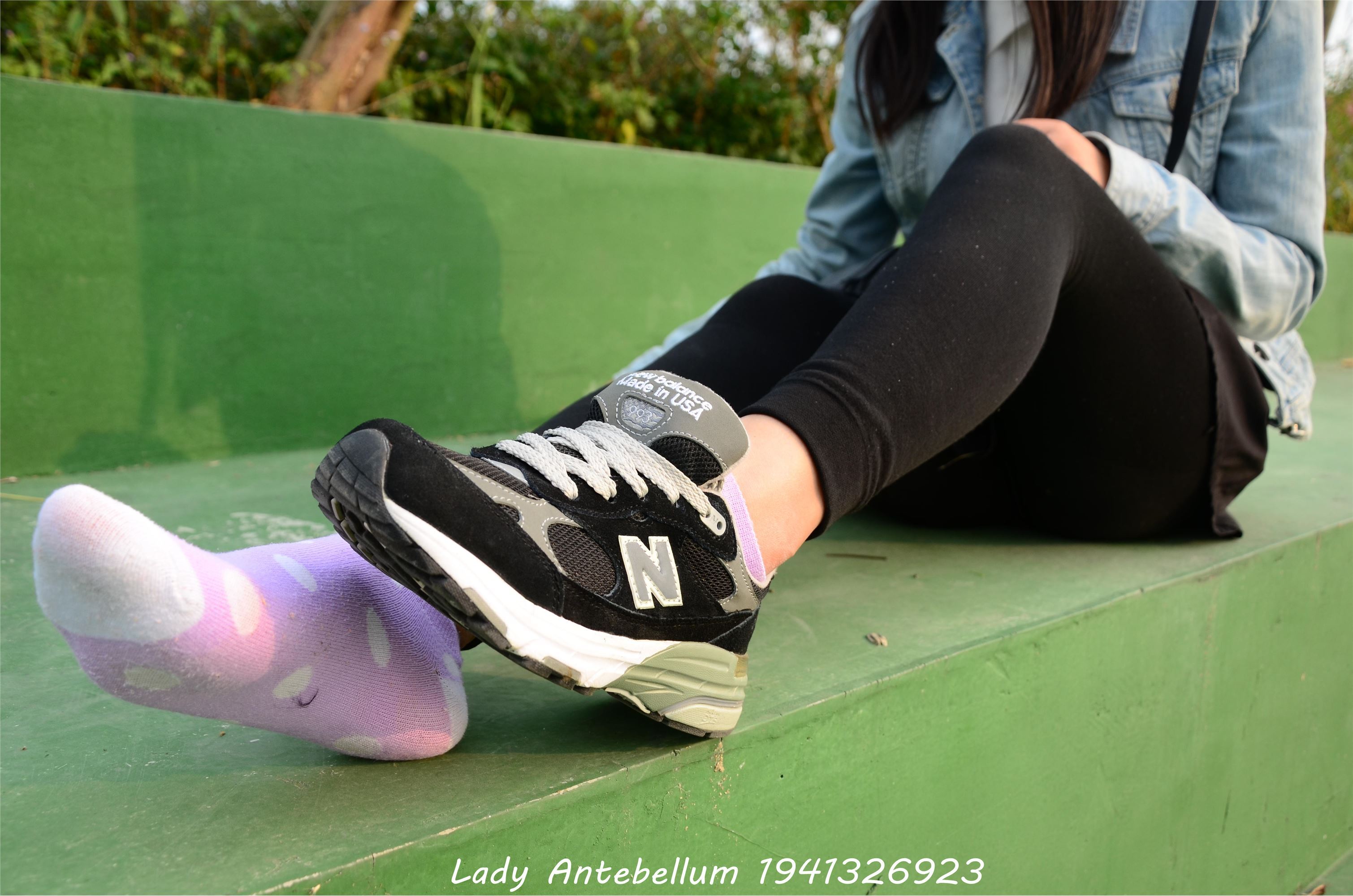 [战前女神] 恋足美腿棉袜女神级摄影套图 019