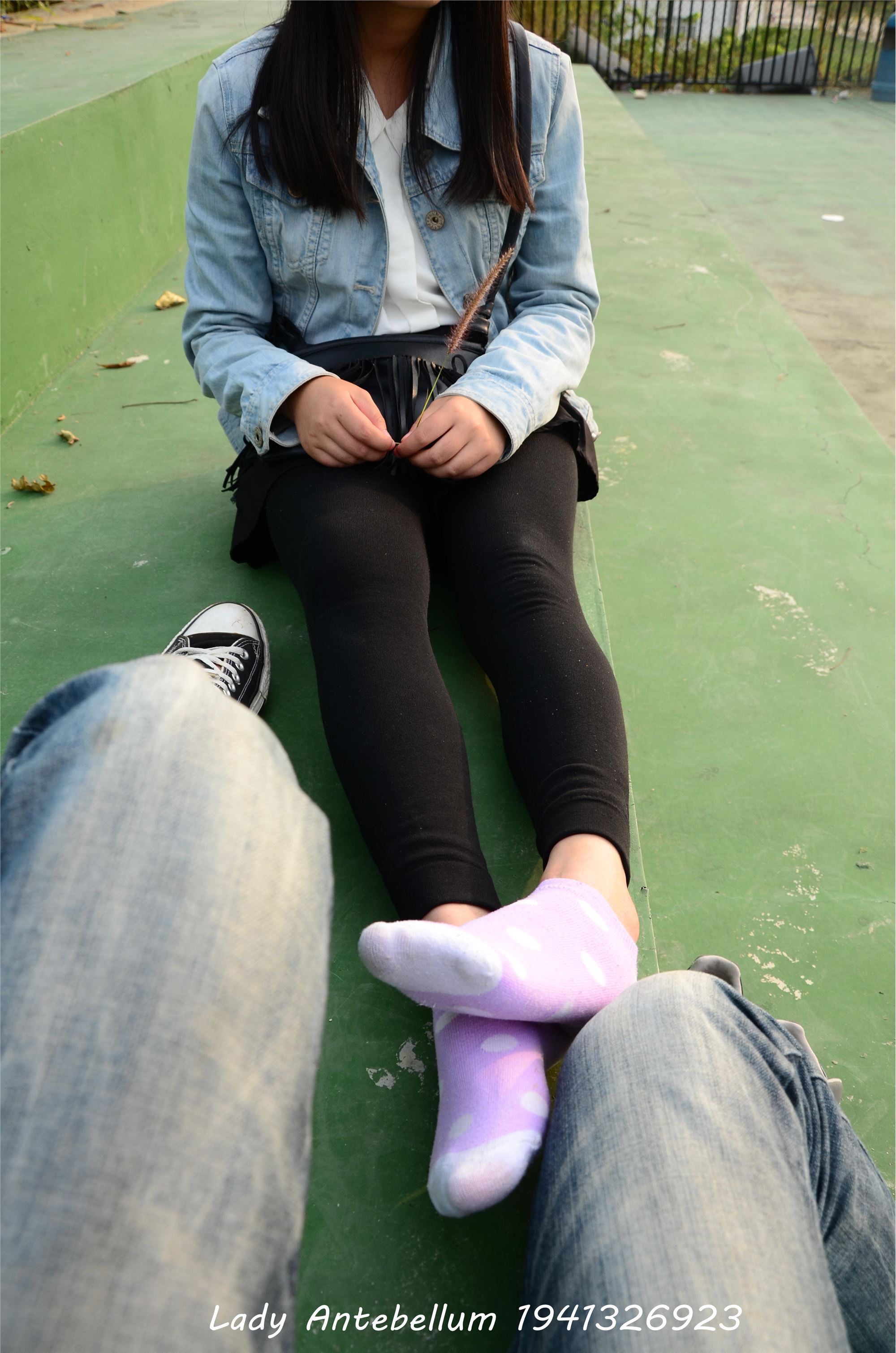 [战前女神] 恋足美腿棉袜女神级摄影套图 019