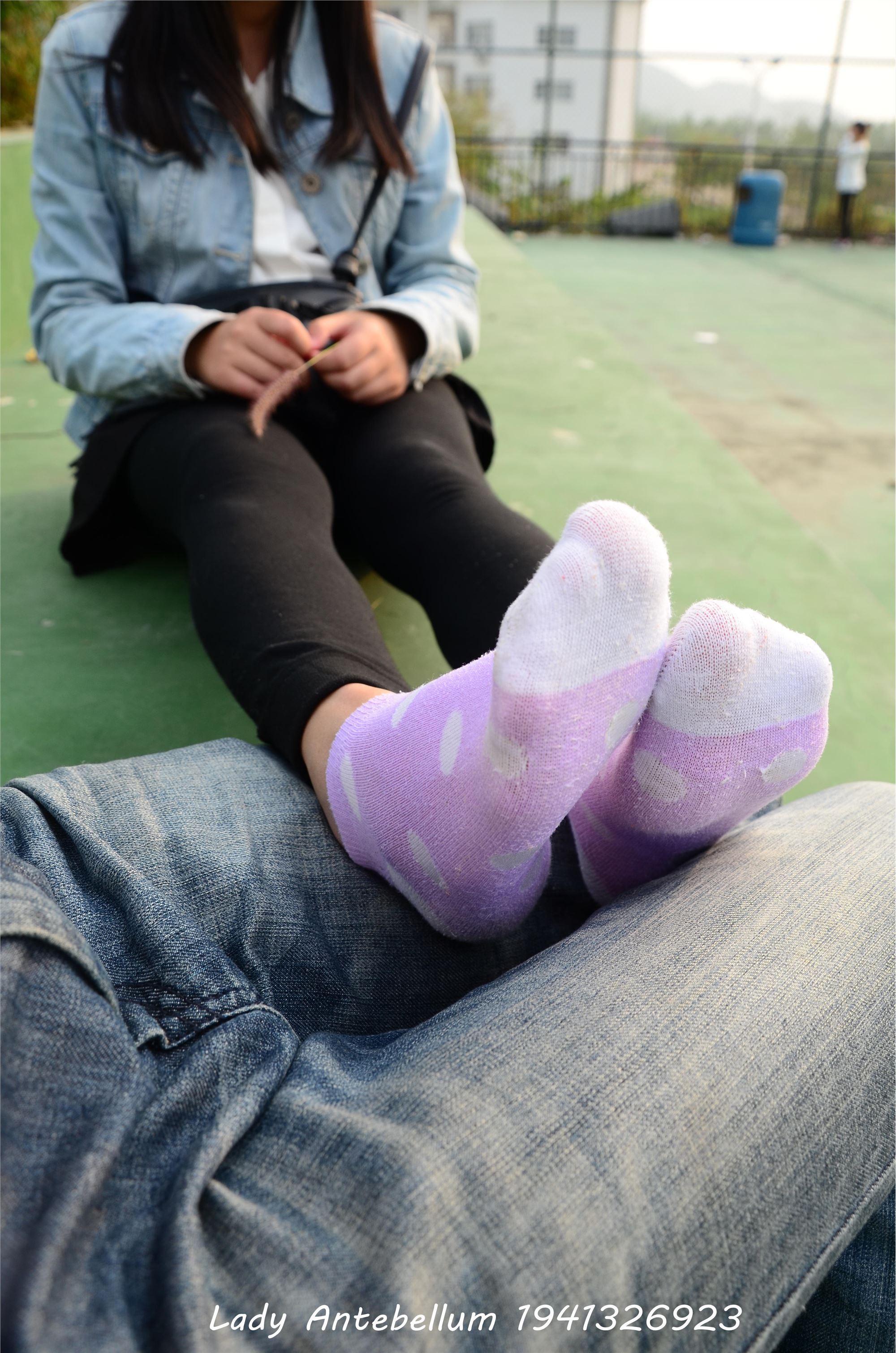 [战前女神] 恋足美腿棉袜女神级摄影套图 019